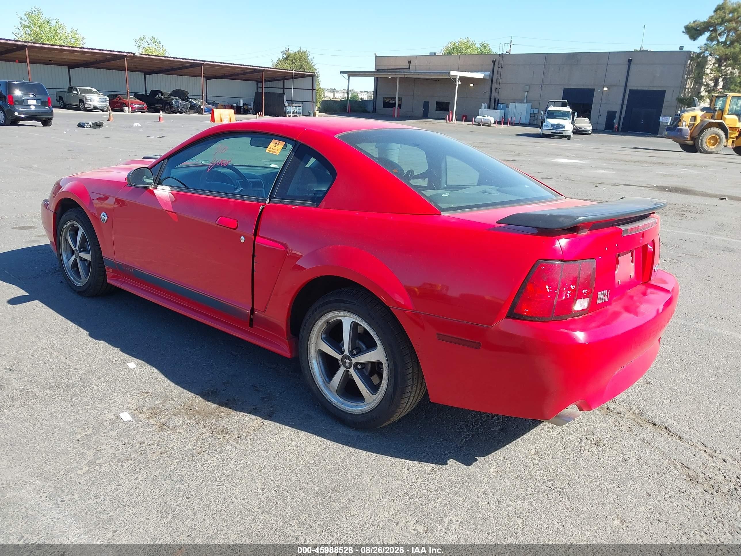 2004 Ford Mustang Mach 1 Red vin: 1FAFP42R94F139092