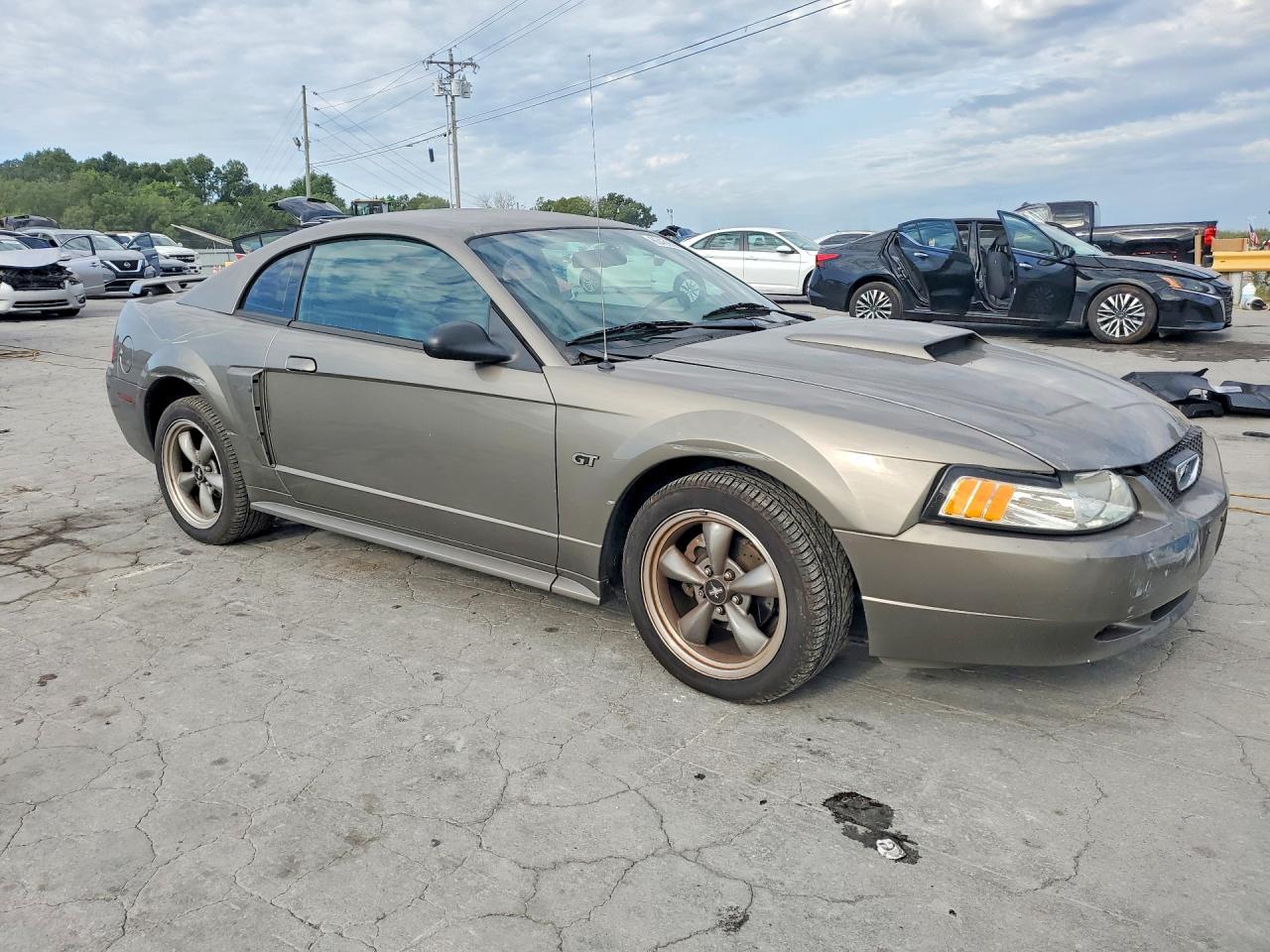2002 Ford Mustang Gt Brown vin: 1FAFP42X02F140434