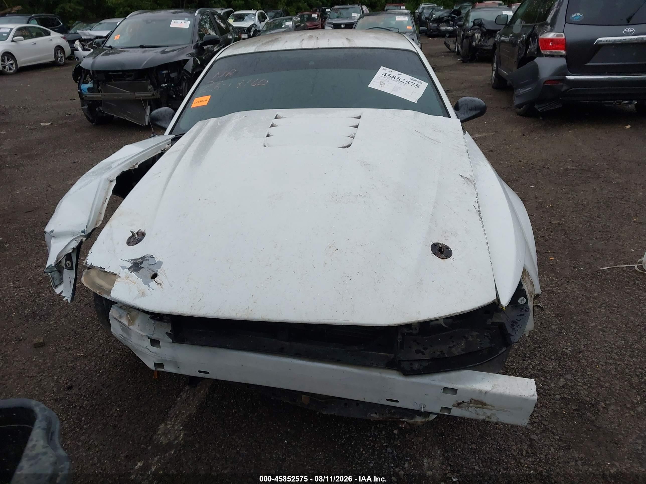 2004 Ford Mustang Gt White vin: 1FAFP42X04F224806