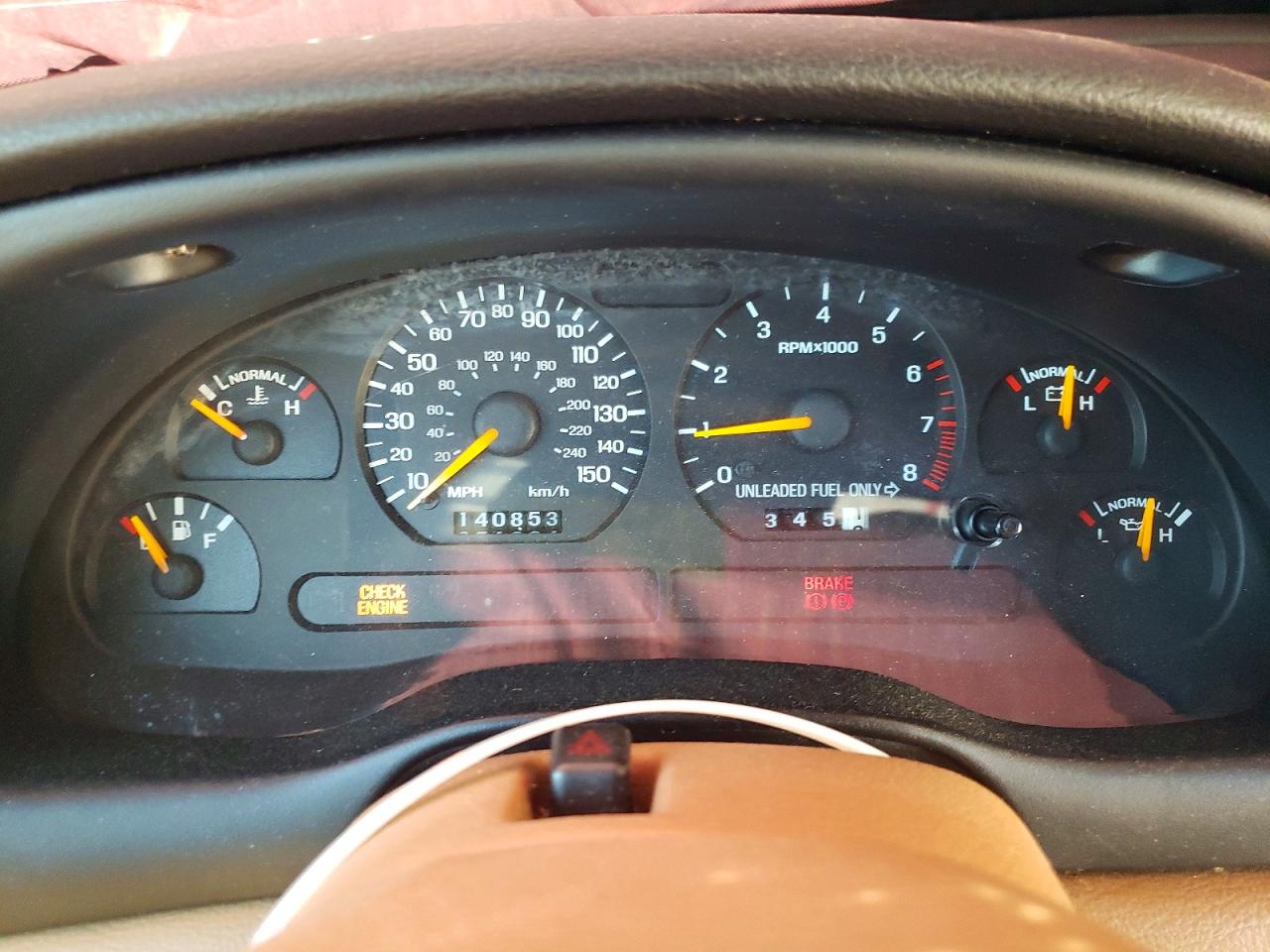 1998 Ford Mustang Gt Black vin: 1FAFP42X0WF188568