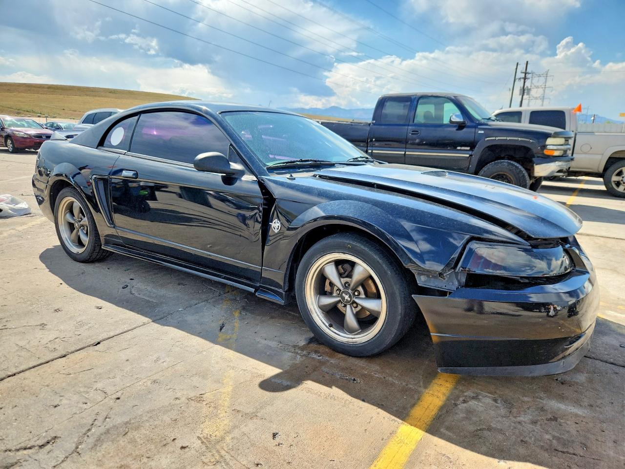 1999 Ford Mustang Gt Black vin: 1FAFP42X0XF234899