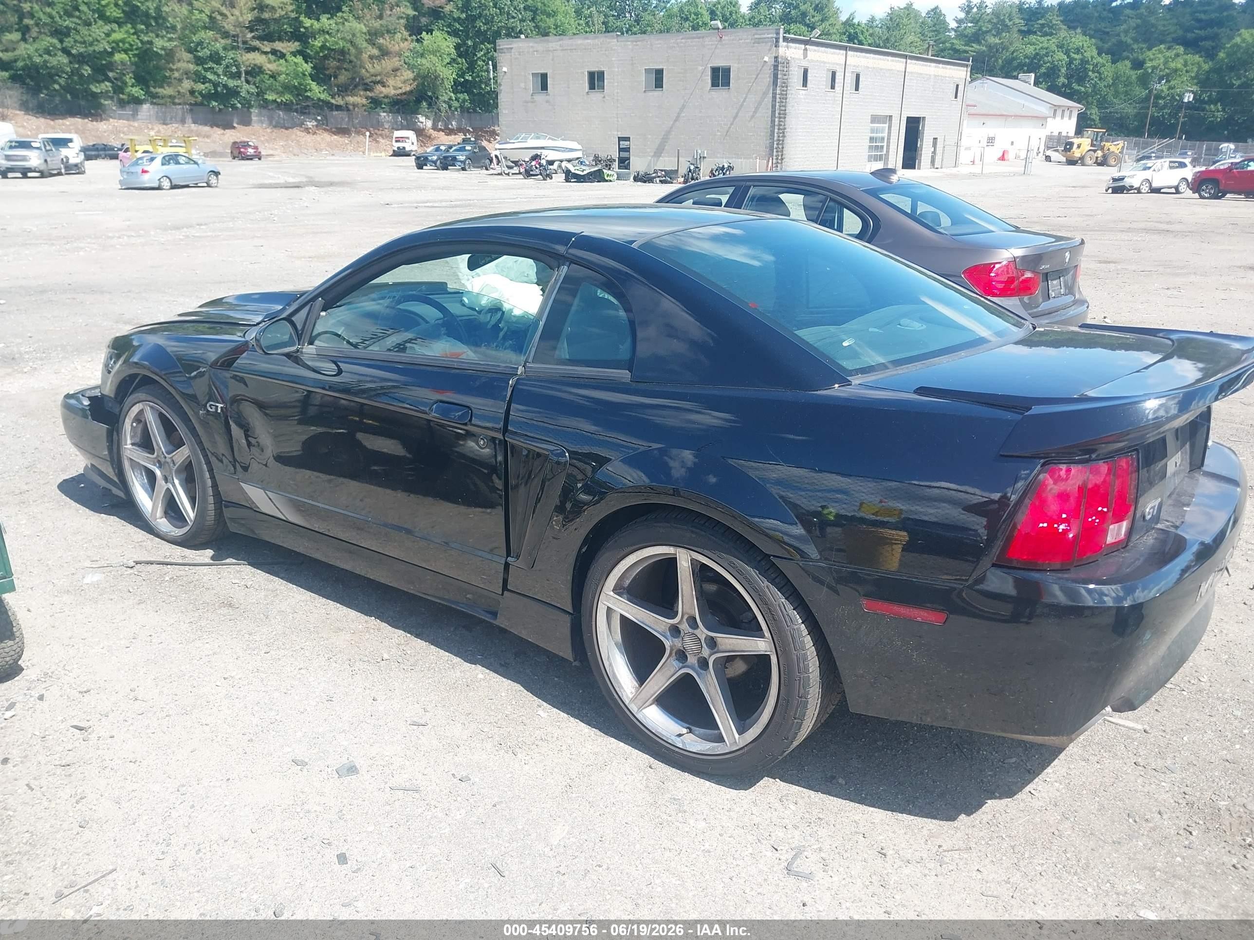 2000 Ford Mustang Gt Black vin: 1FAFP42X0YF220924