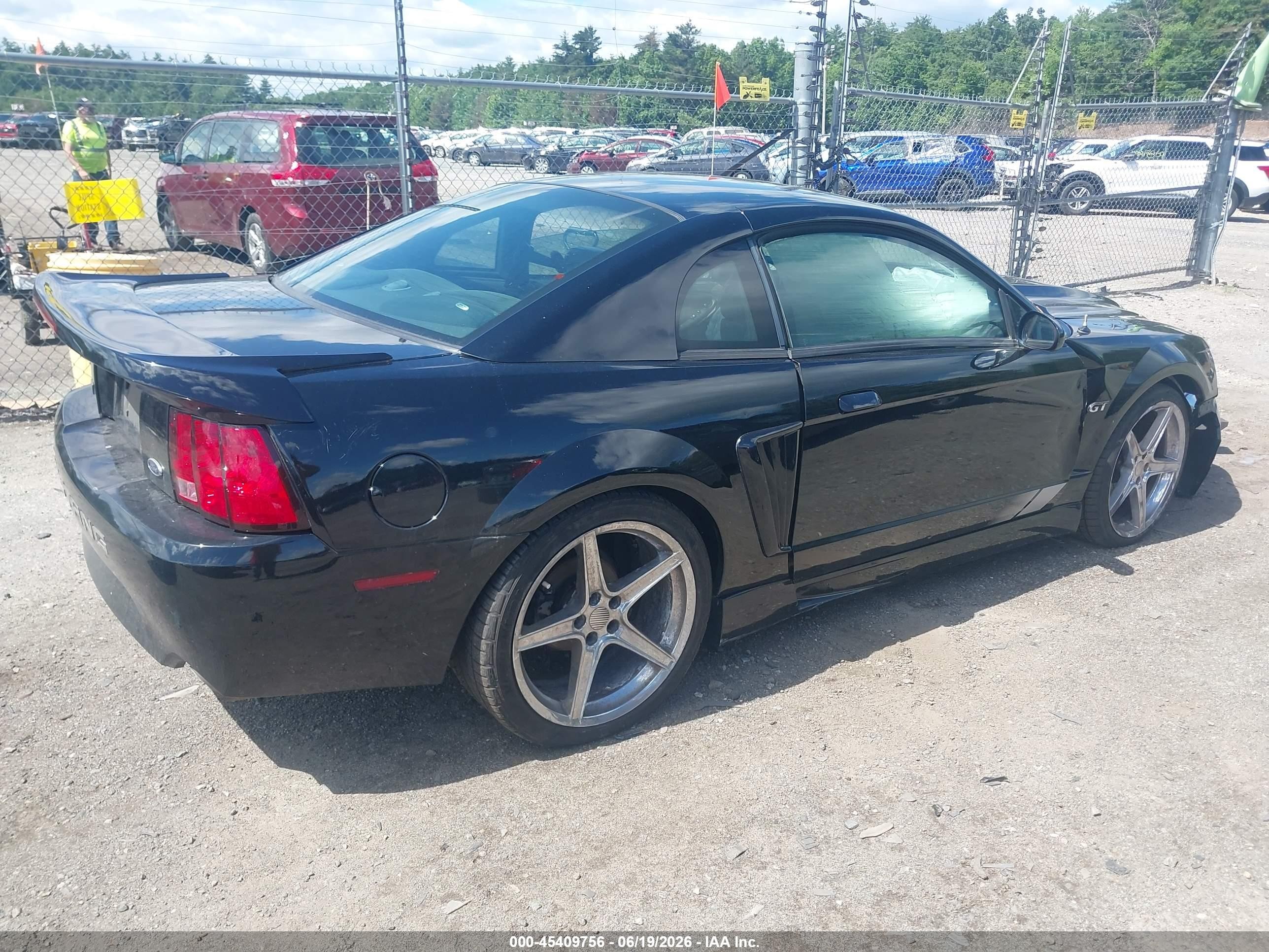 2000 Ford Mustang Gt Black vin: 1FAFP42X0YF220924