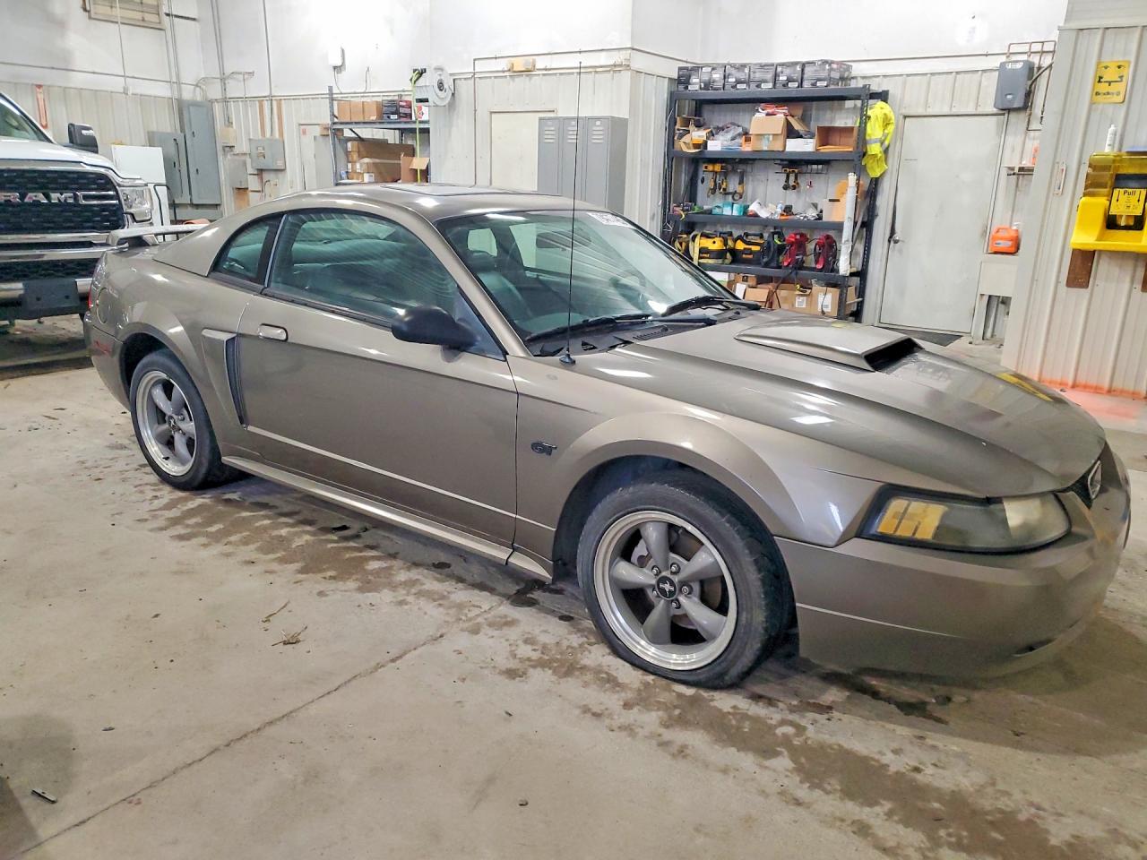2002 Ford Mustang Gt Gray vin: 1FAFP42X12F189450