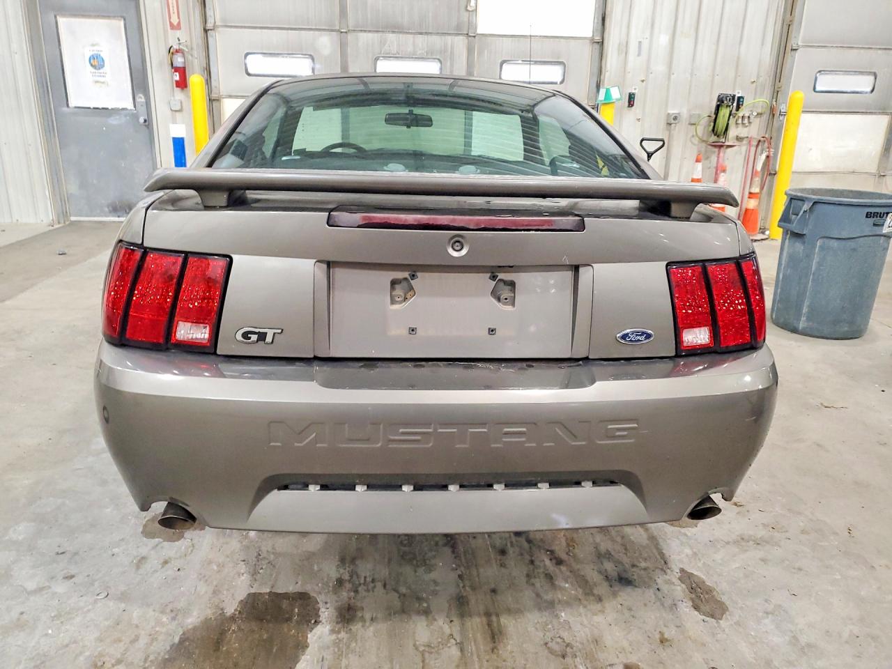 2002 Ford Mustang Gt Gray vin: 1FAFP42X12F189450