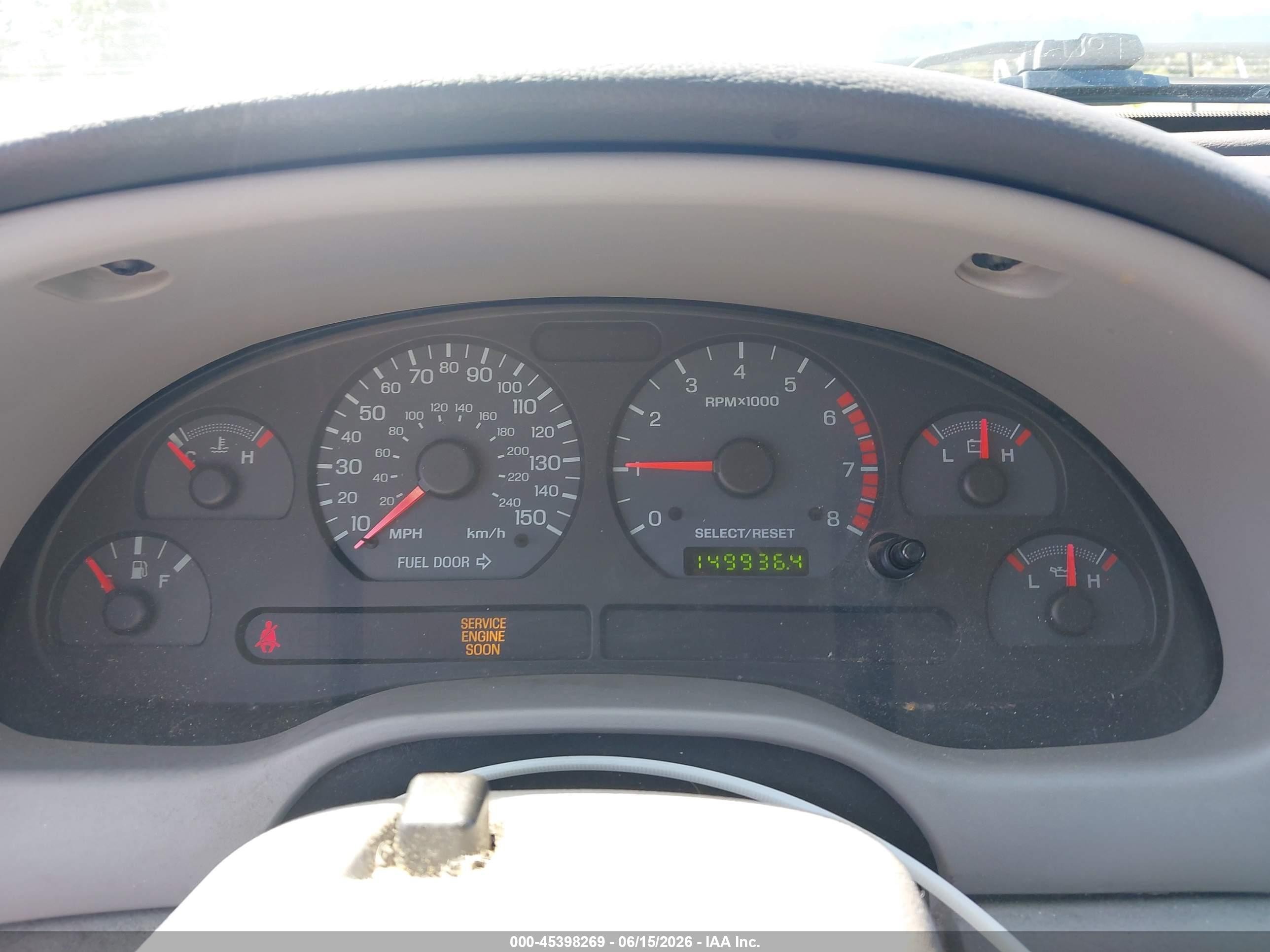 2003 Ford Mustang Gt Silver vin: 1FAFP42X13F339848
