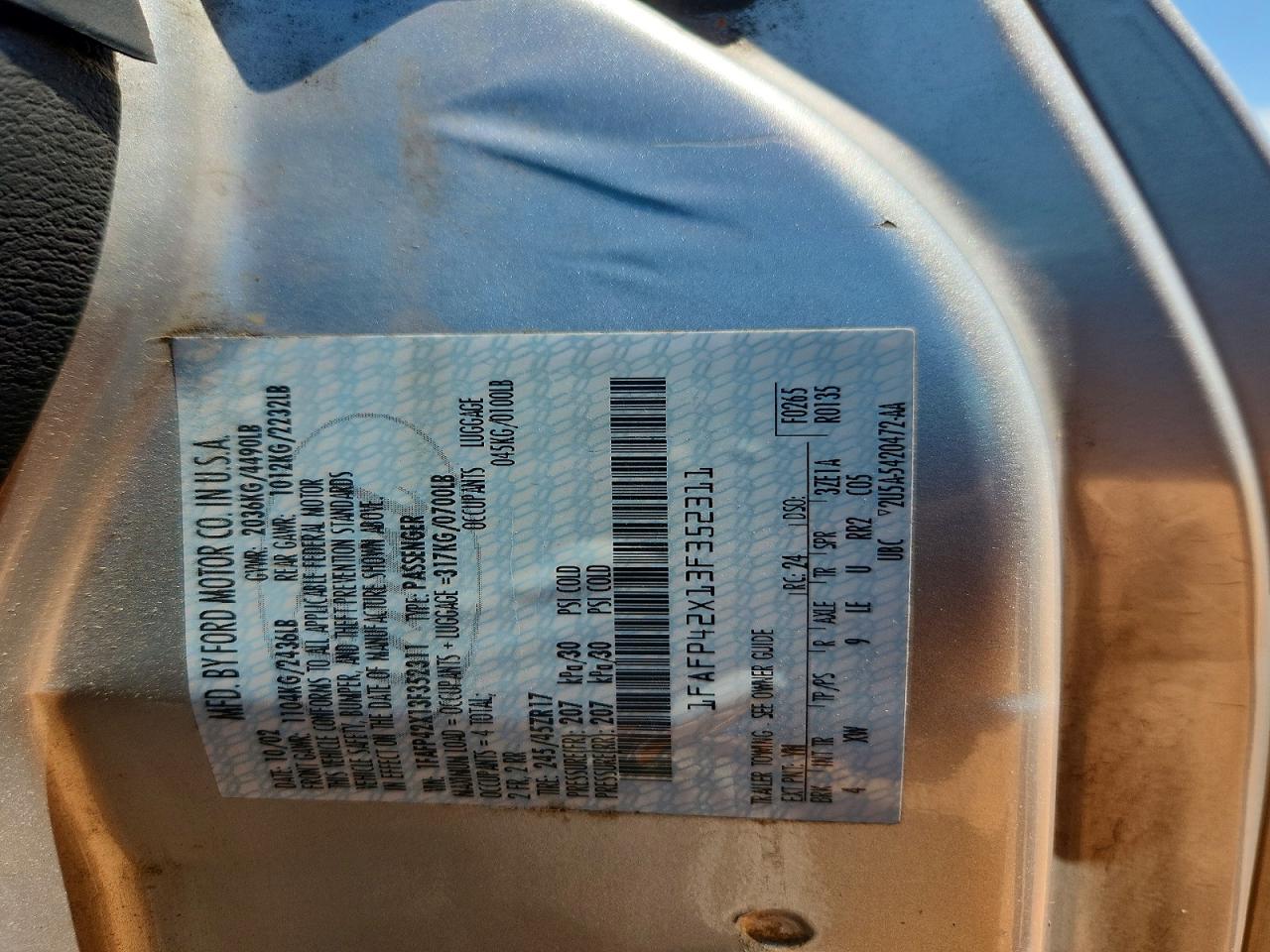 2003 Ford Mustang Gt Silver vin: 1FAFP42X13F352311