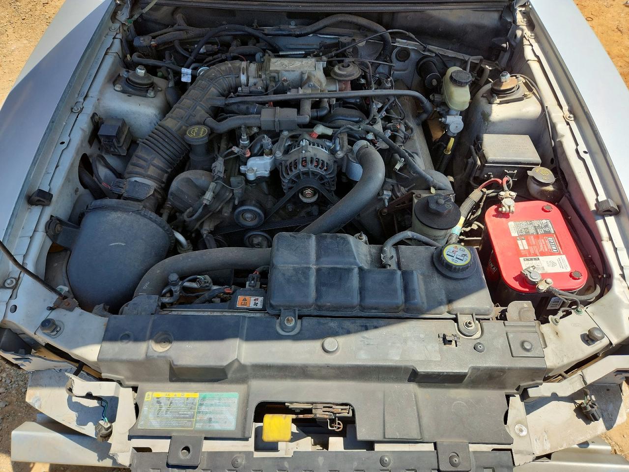 2003 Ford Mustang Gt Silver vin: 1FAFP42X13F352311