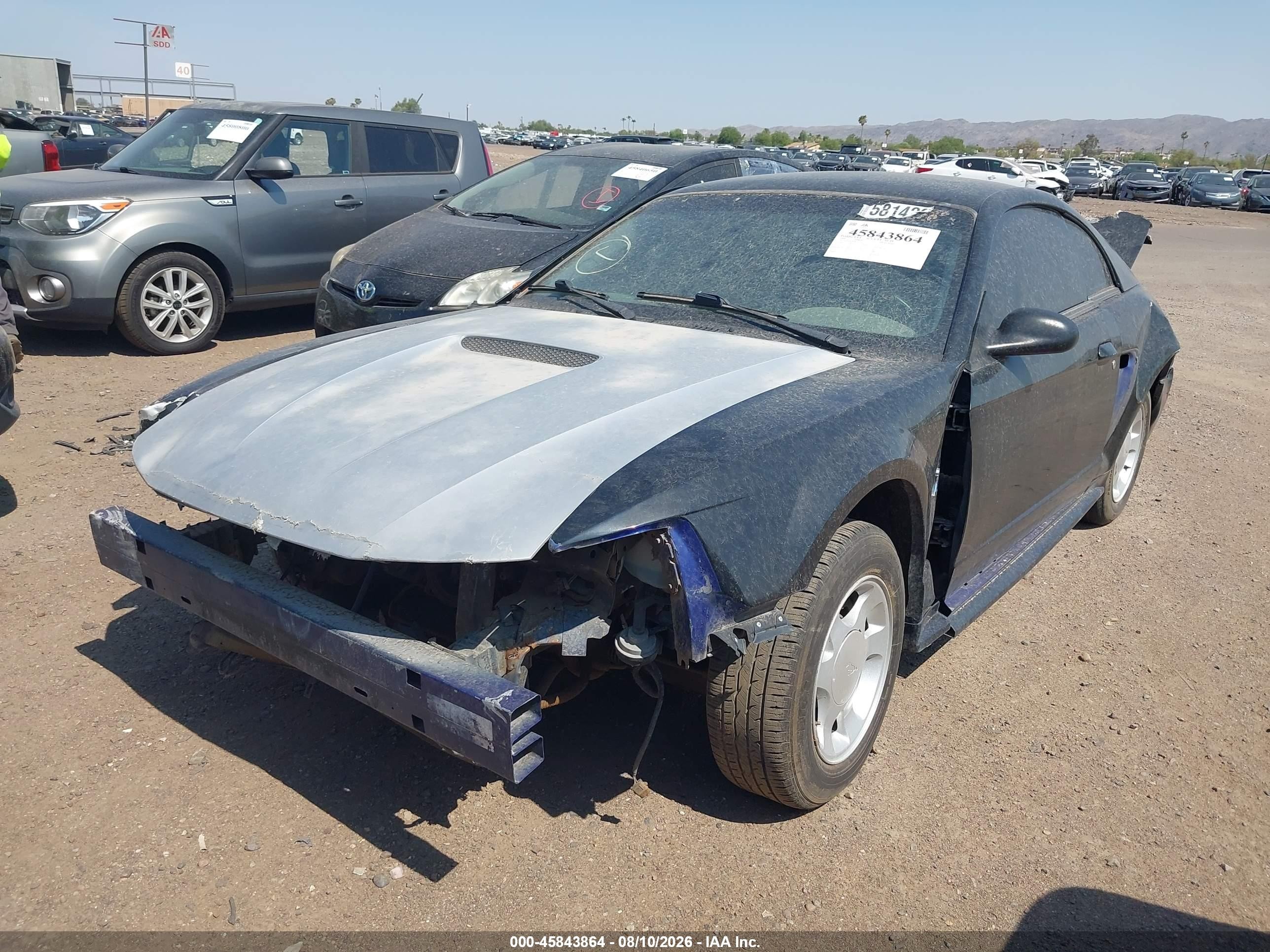 2004 Ford Mustang Gt Black vin: 1FAFP42X14F241324
