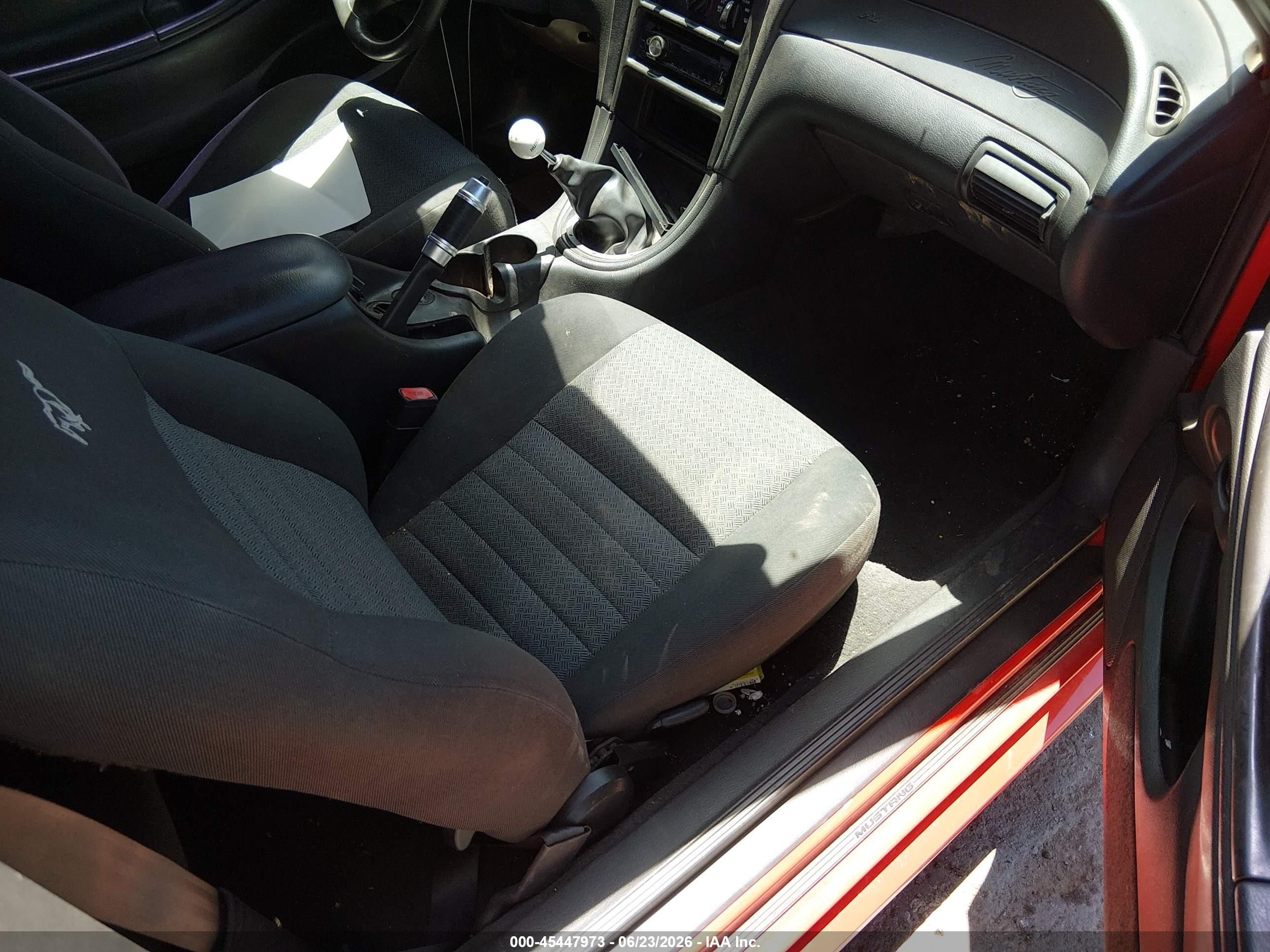 2000 Ford Mustang Gt Red vin: 1FAFP42X1YF289072