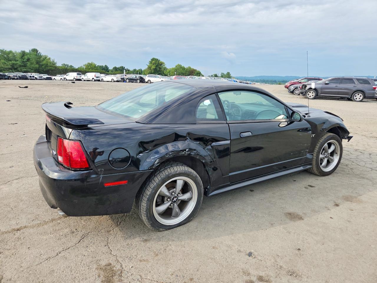 2003 Ford Mustang Gt Black vin: 1FAFP42X23F307247