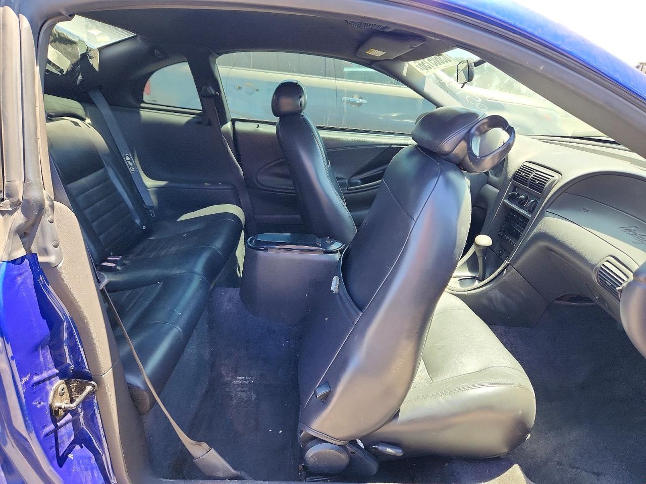 2003 Ford Mustang Gt Blue vin: 1FAFP42X23F354536