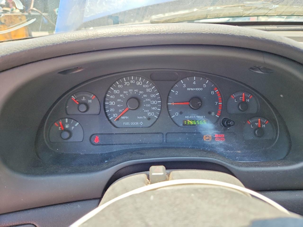 2003 Ford Mustang Gt Blue vin: 1FAFP42X23F354536