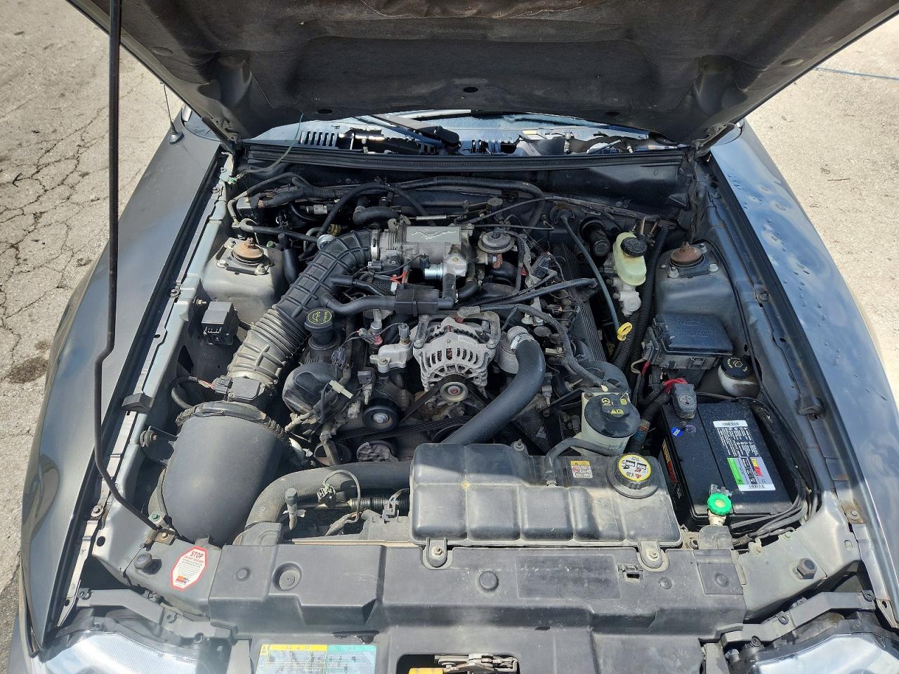 2003 Ford Mustang Gt Серый vin: 1FAFP42X23F428666