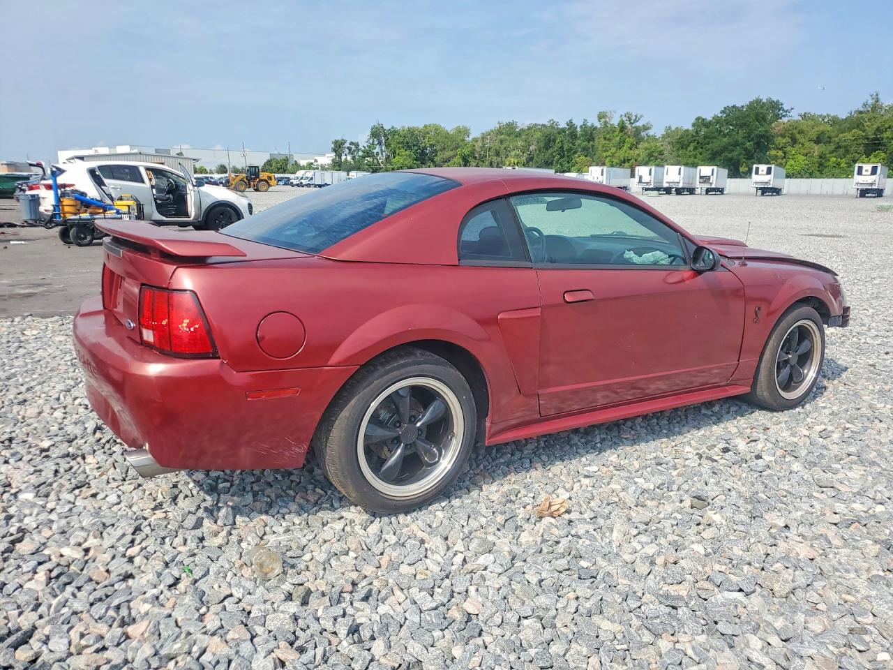 2004 Ford Mustang Gt Maroon vin: 1FAFP42X24F101797