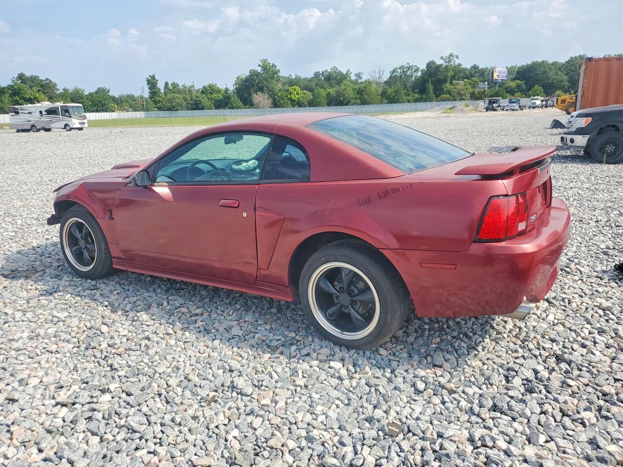2004 Ford Mustang Gt Maroon vin: 1FAFP42X24F101797