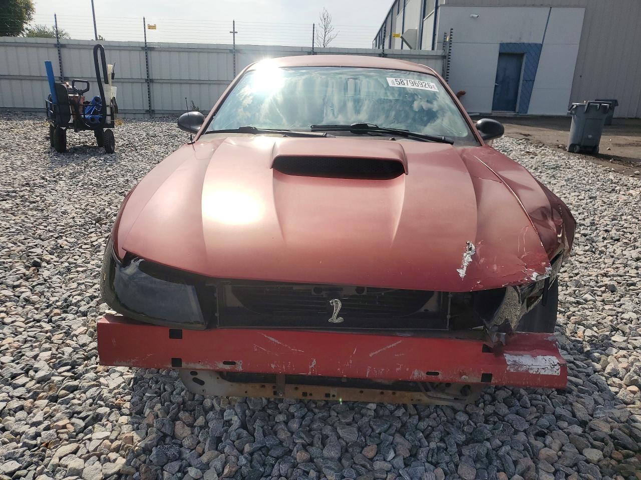2004 Ford Mustang Gt Maroon vin: 1FAFP42X24F101797