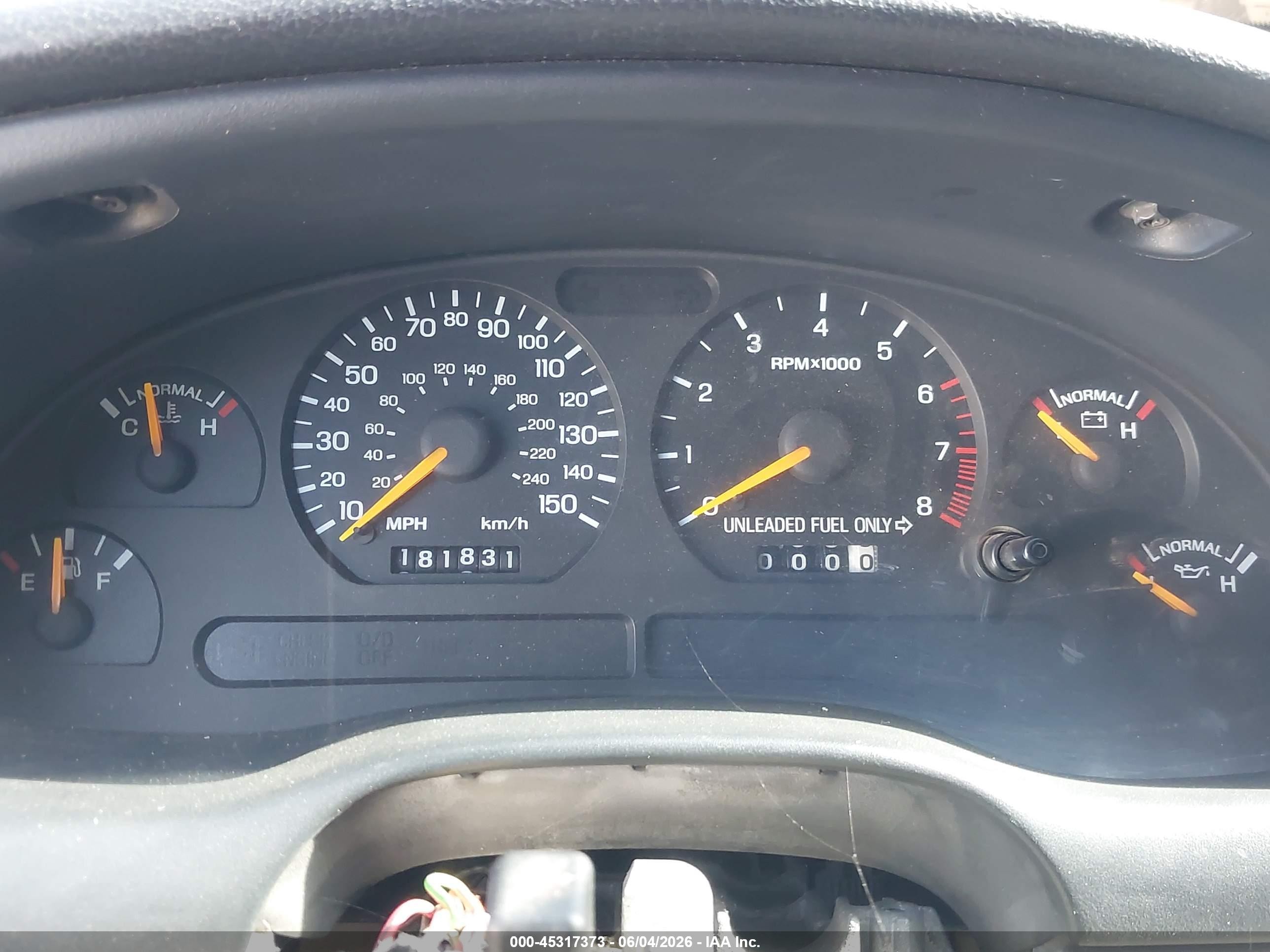 1998 Ford Mustang Gt Blue vin: 1FAFP42X2WF103682