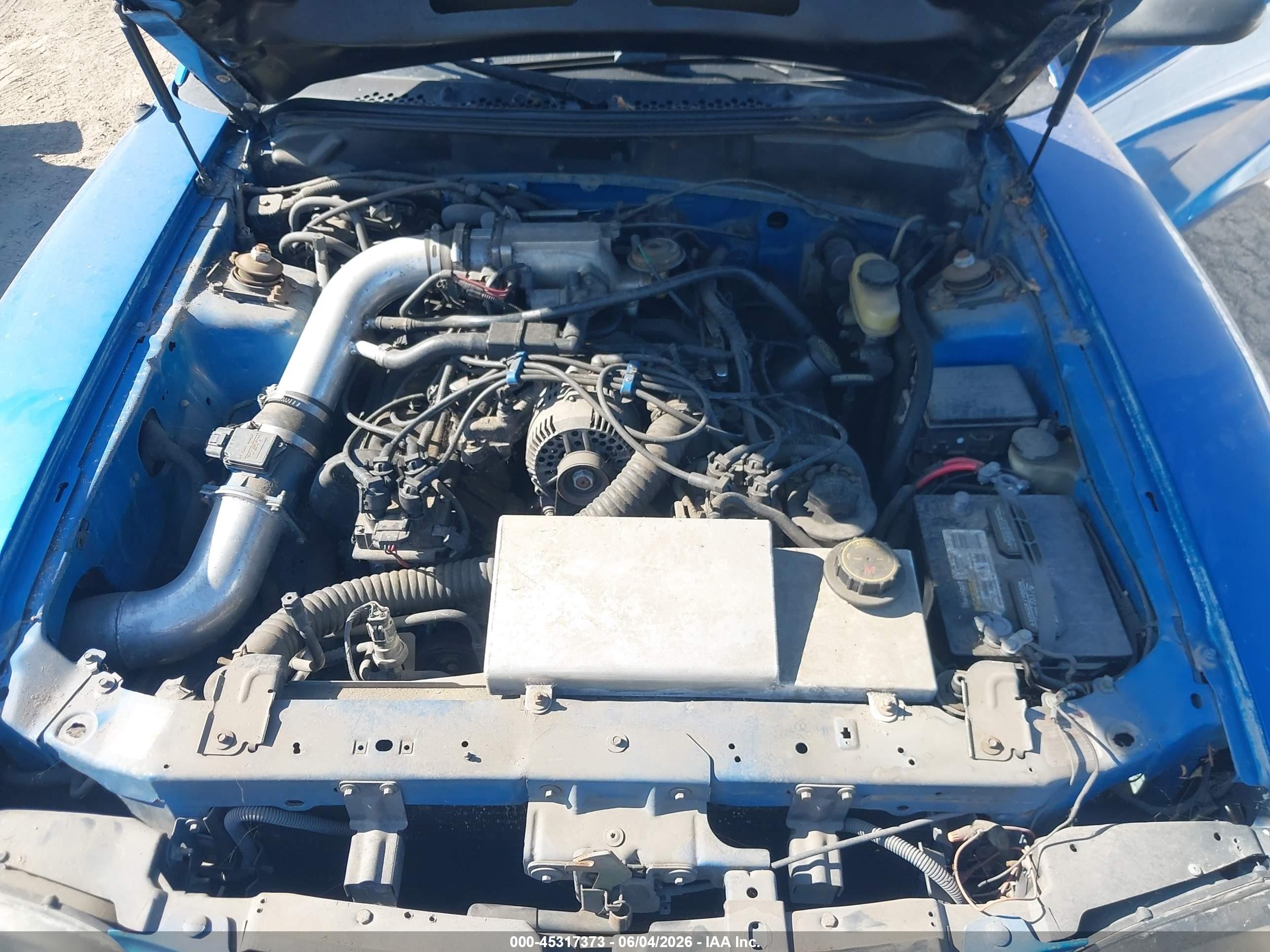 1998 Ford Mustang Gt Blue vin: 1FAFP42X2WF103682
