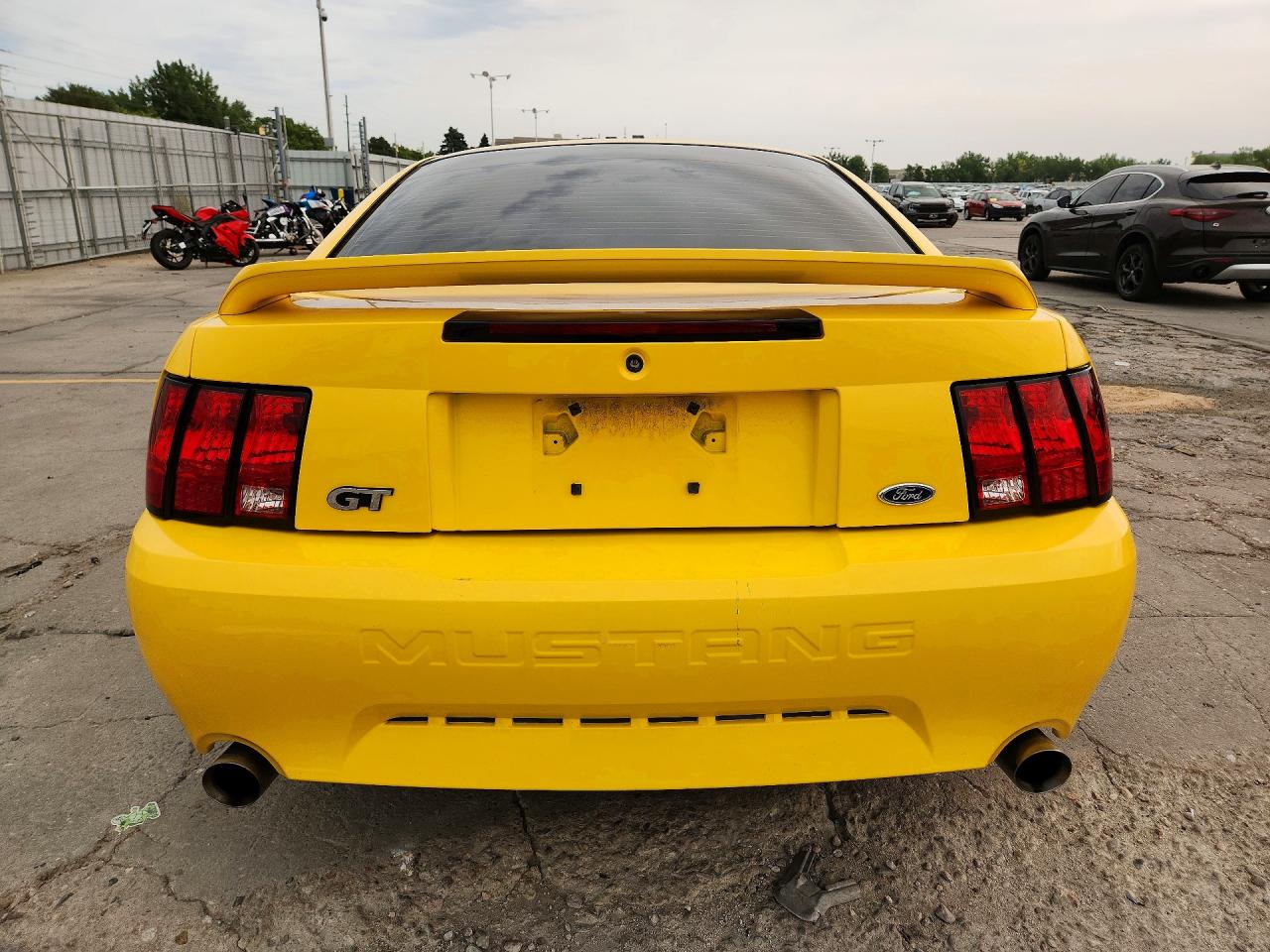 1999 Ford Mustang Gt Yellow vin: 1FAFP42X2XF136019