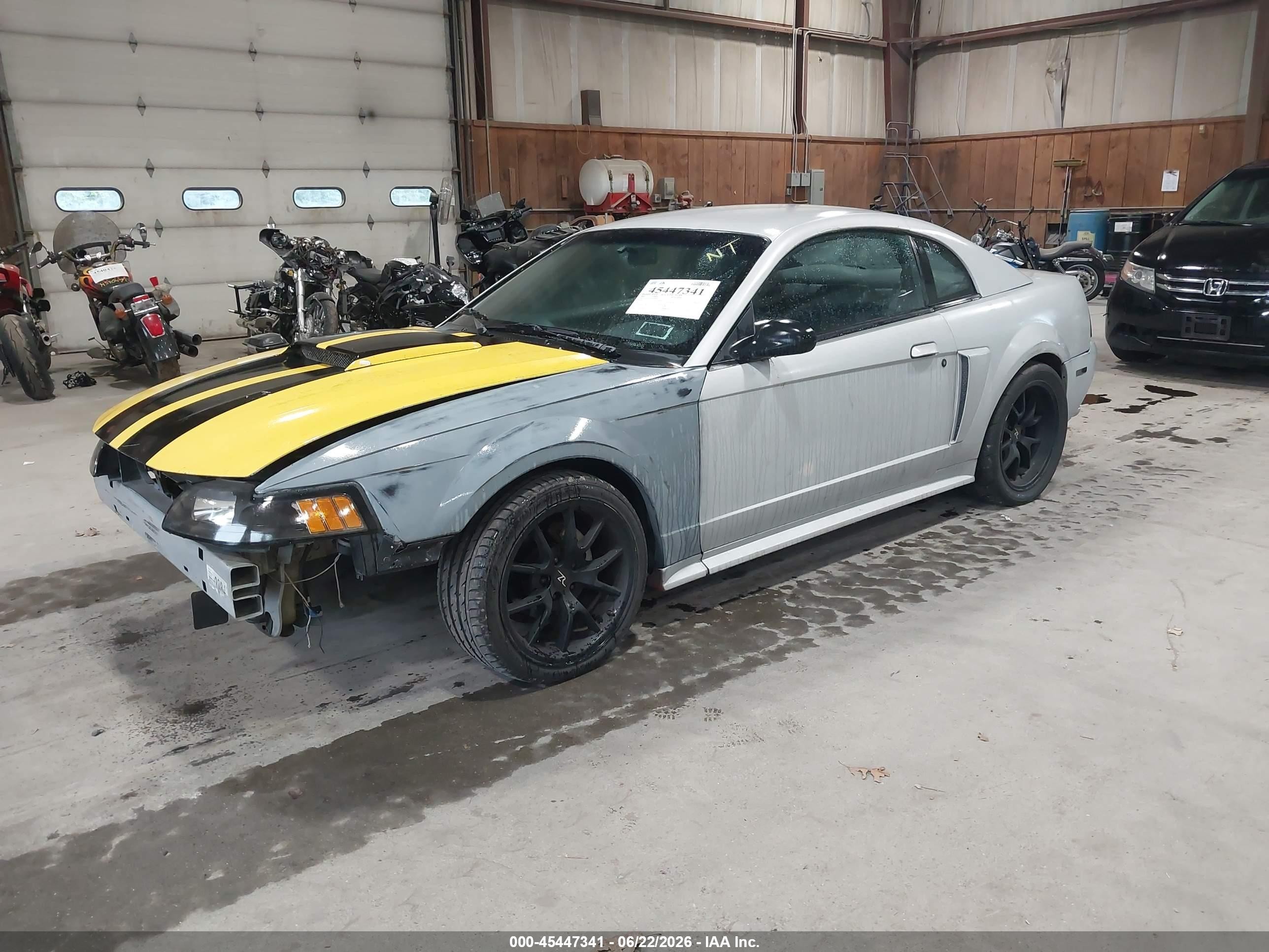 2003 Ford Mustang Gt Silver vin: 1FAFP42X33F325854
