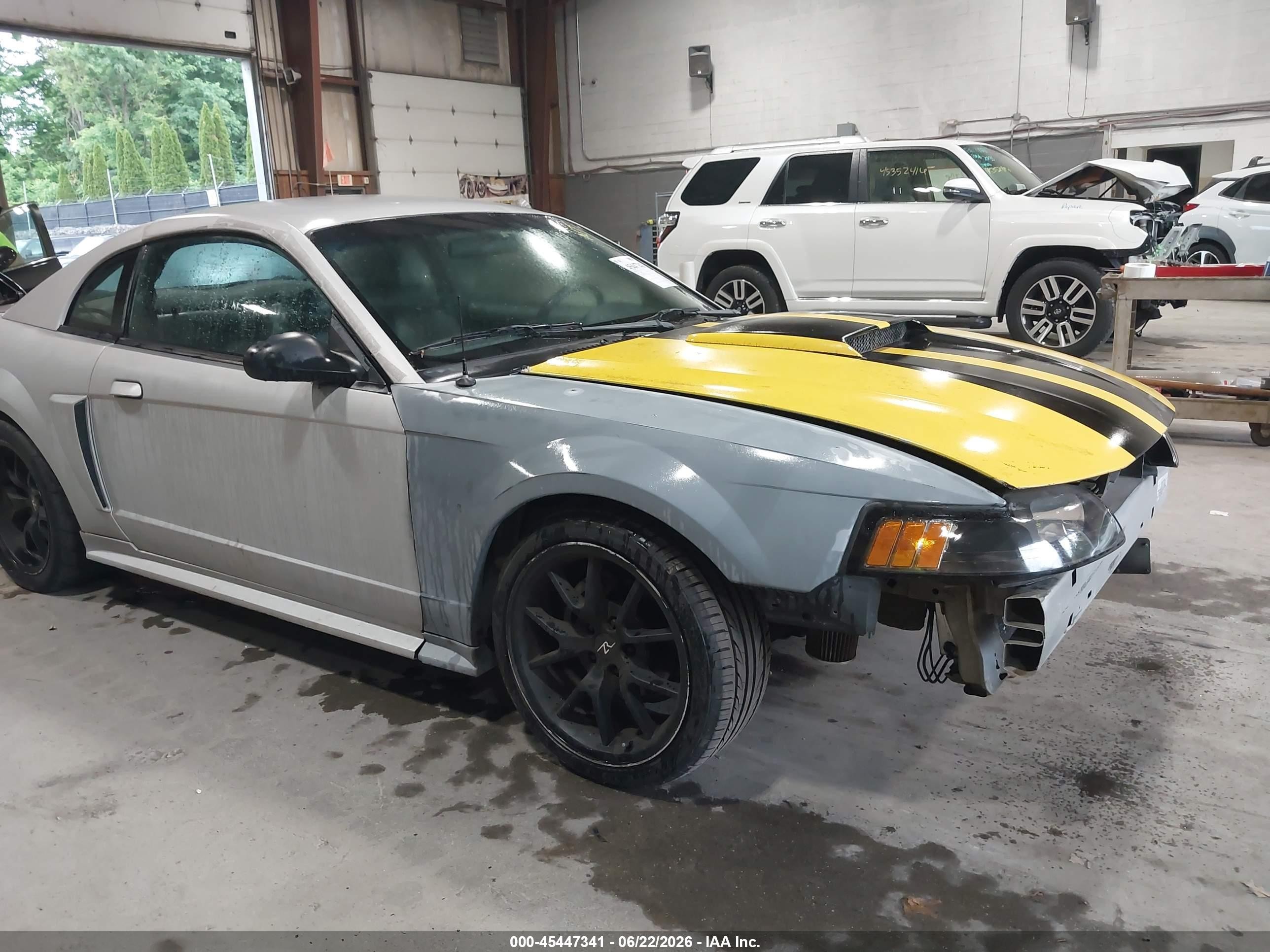 2003 Ford Mustang Gt Silver vin: 1FAFP42X33F325854