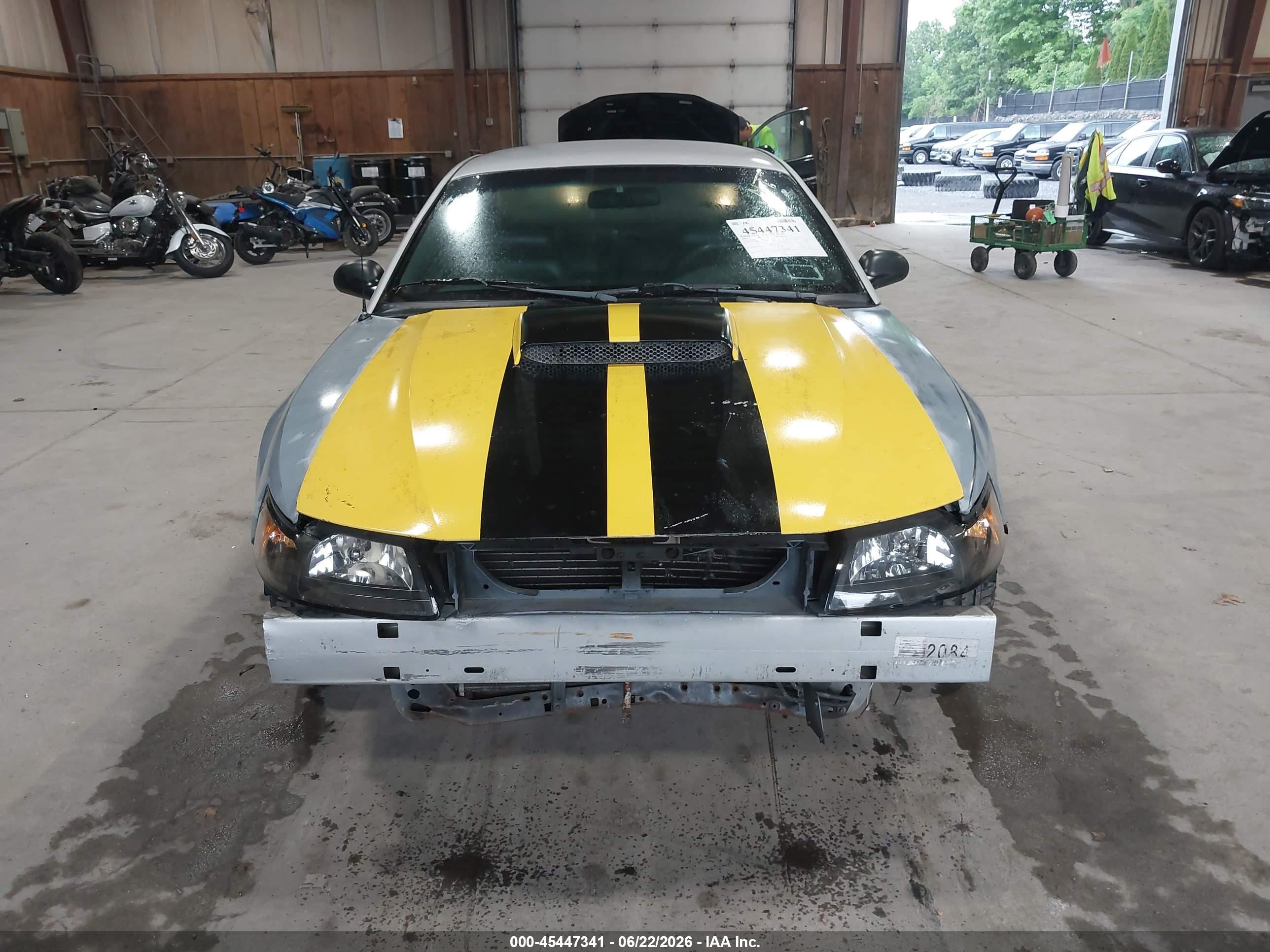 2003 Ford Mustang Gt Silver vin: 1FAFP42X33F325854