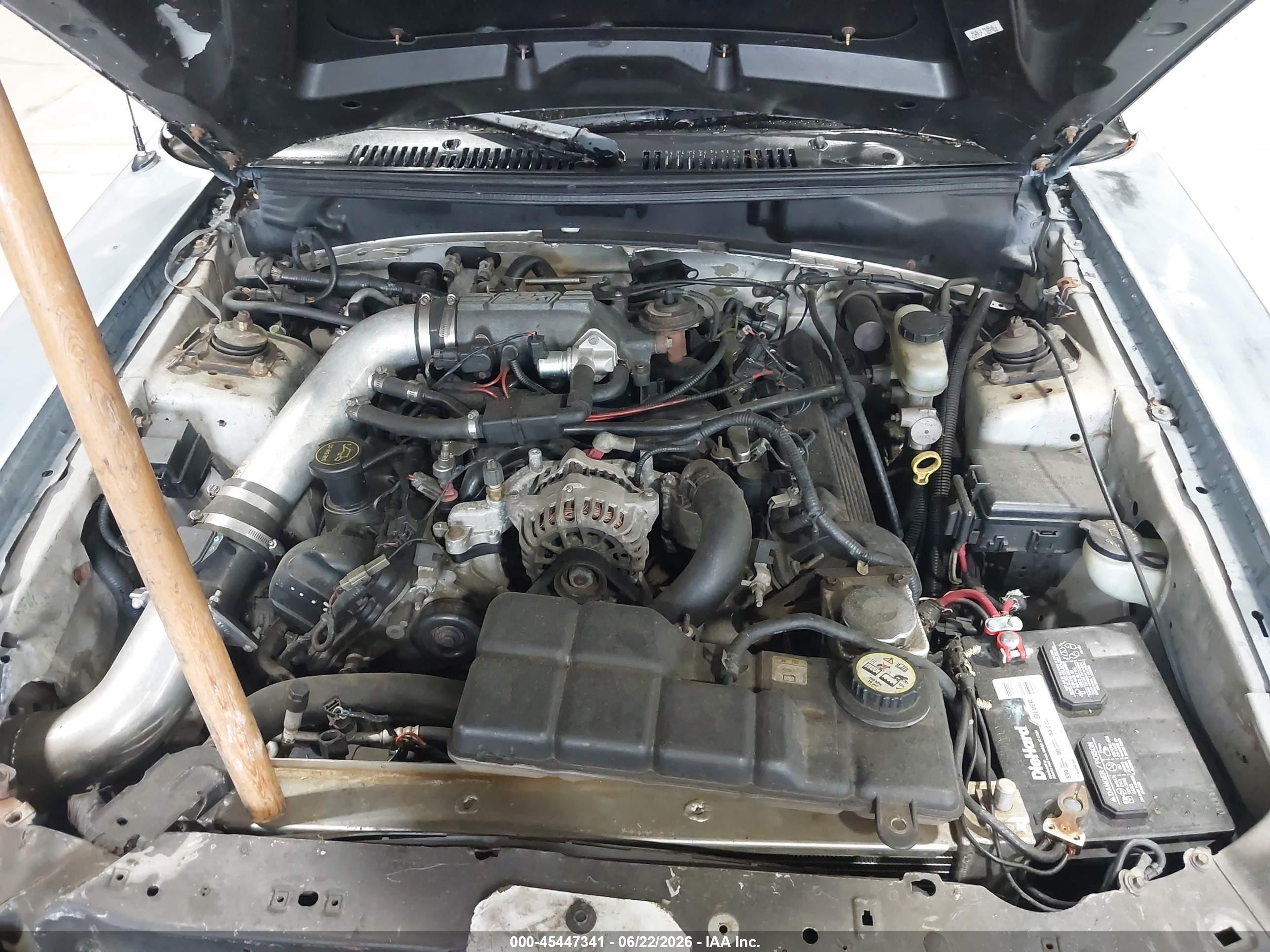 2003 Ford Mustang Gt Silver vin: 1FAFP42X33F325854