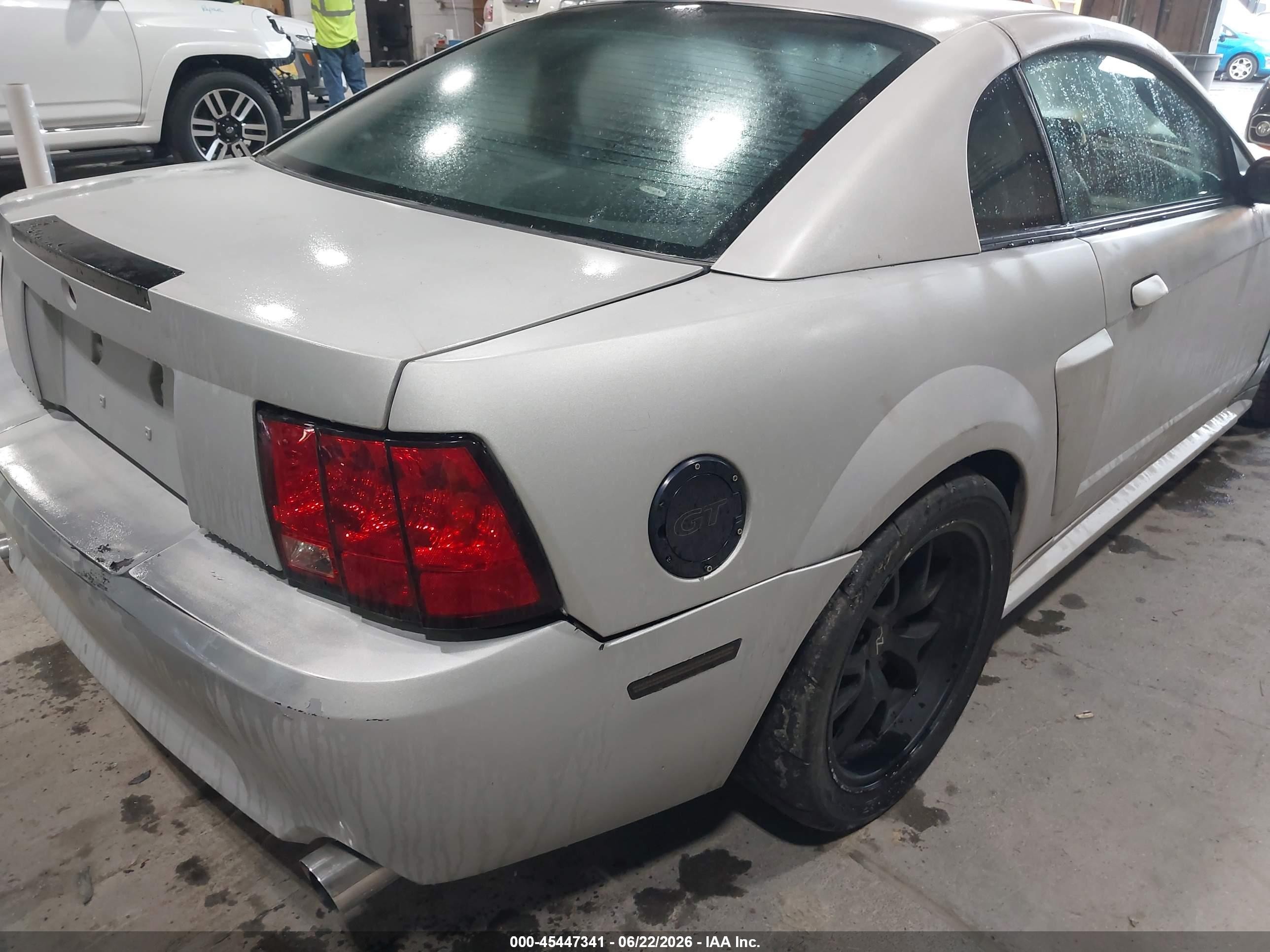 2003 Ford Mustang Gt Silver vin: 1FAFP42X33F325854