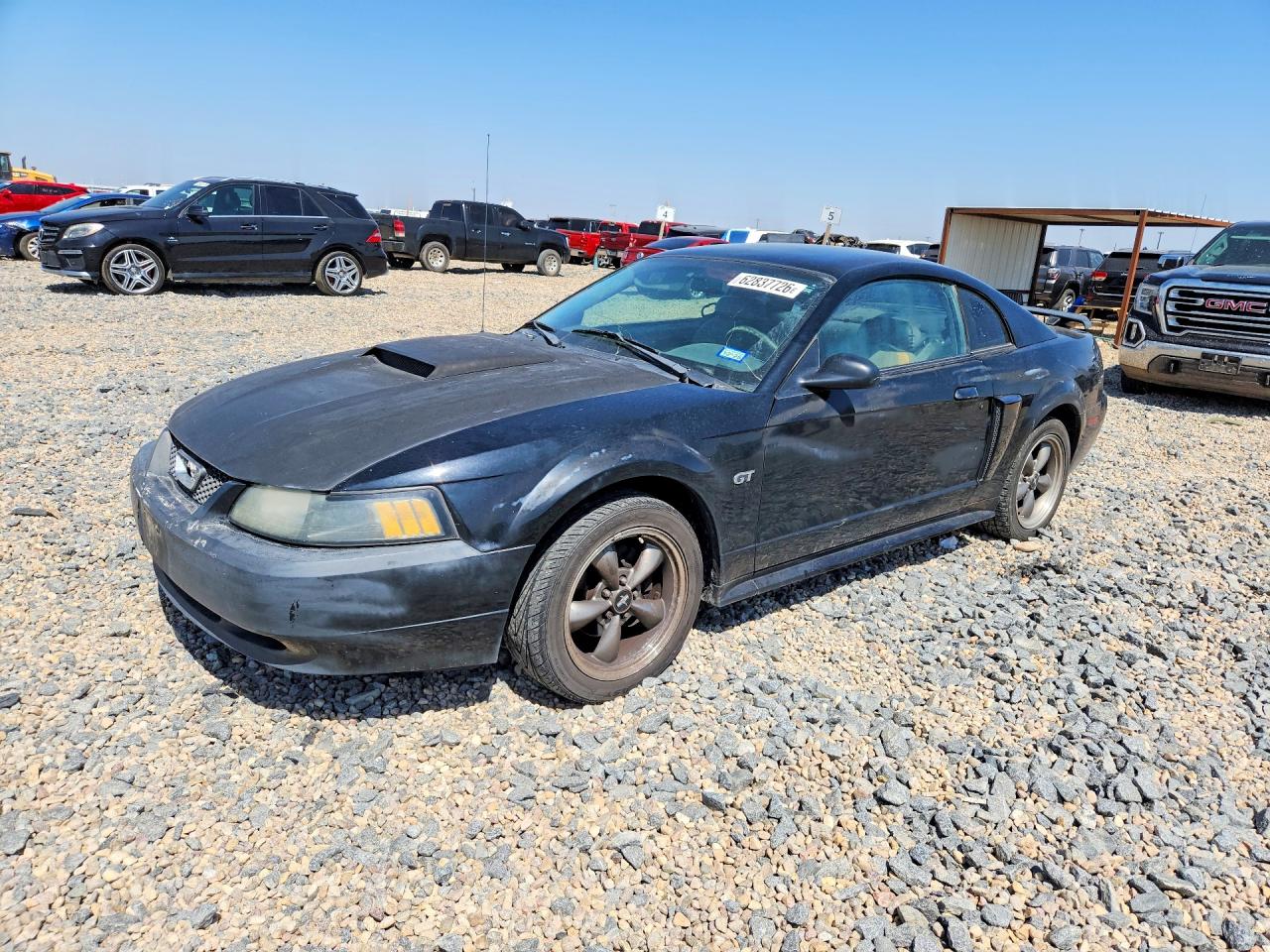 2003 Ford Mustang Gt Black vin: 1FAFP42X33F377503