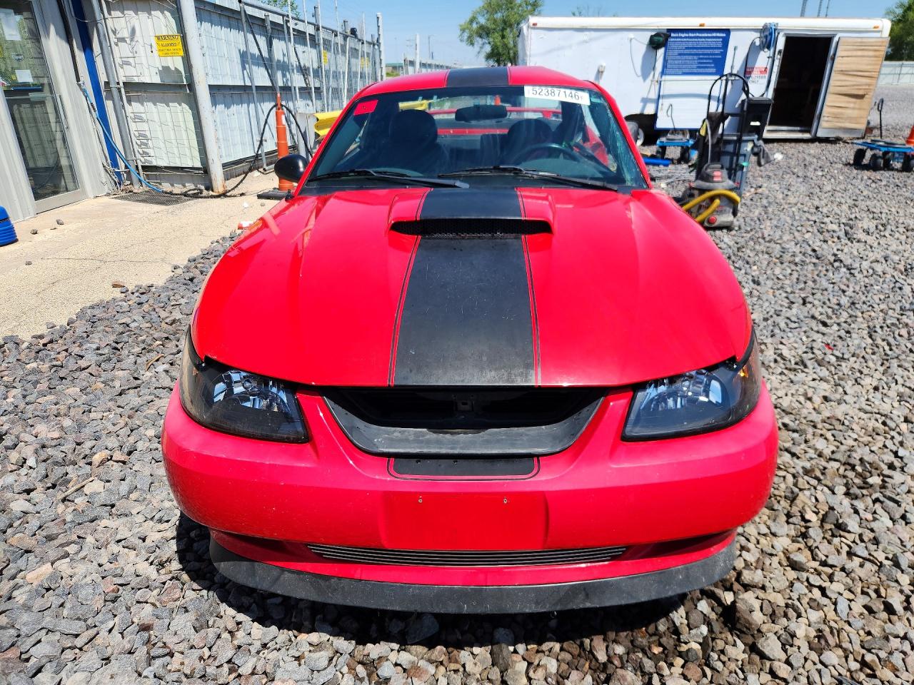 2003 Ford Mustang Gt Red vin: 1FAFP42X33F432046