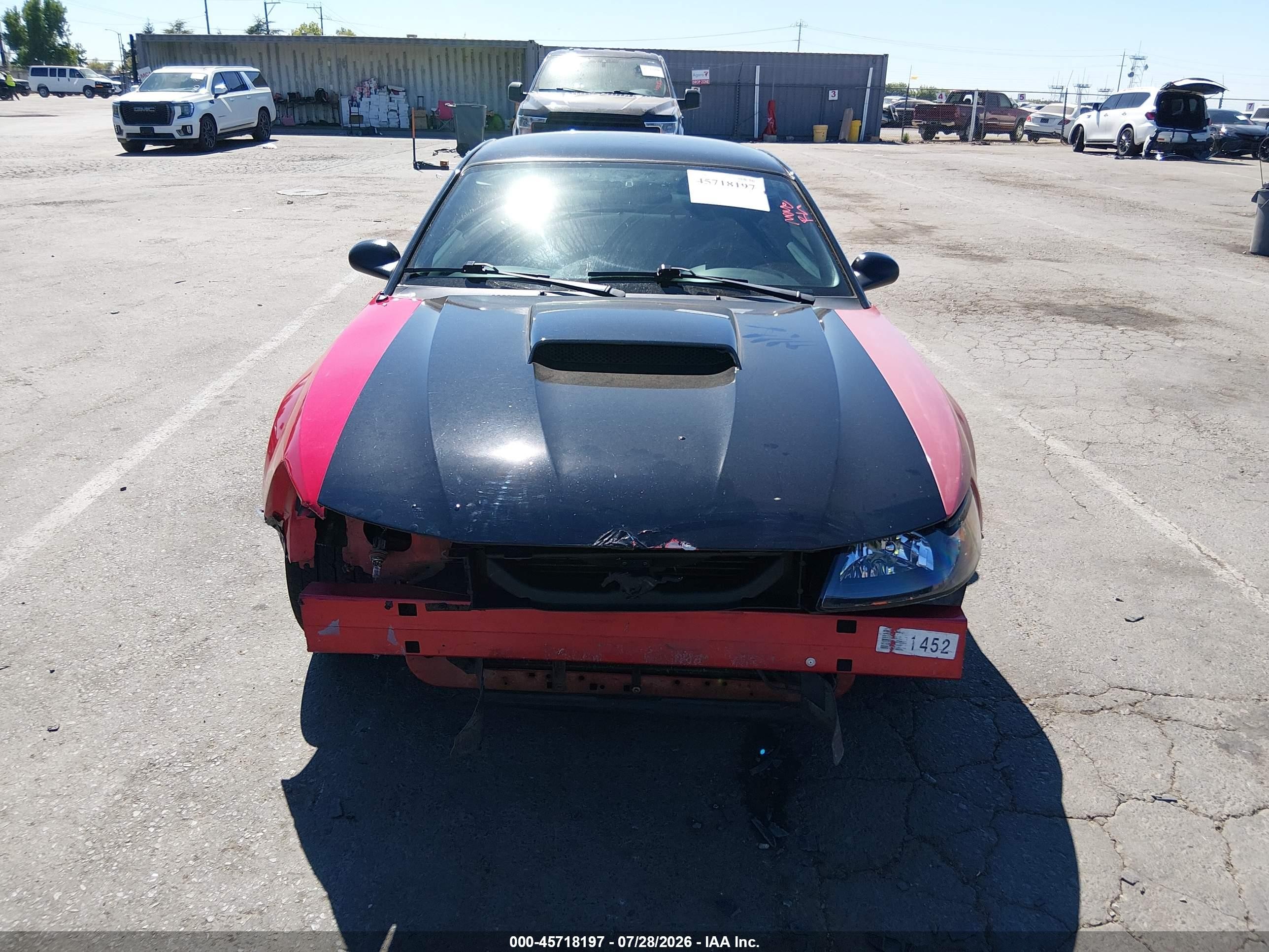 2000 Ford Mustang Gt Red vin: 1FAFP42X3YF278638