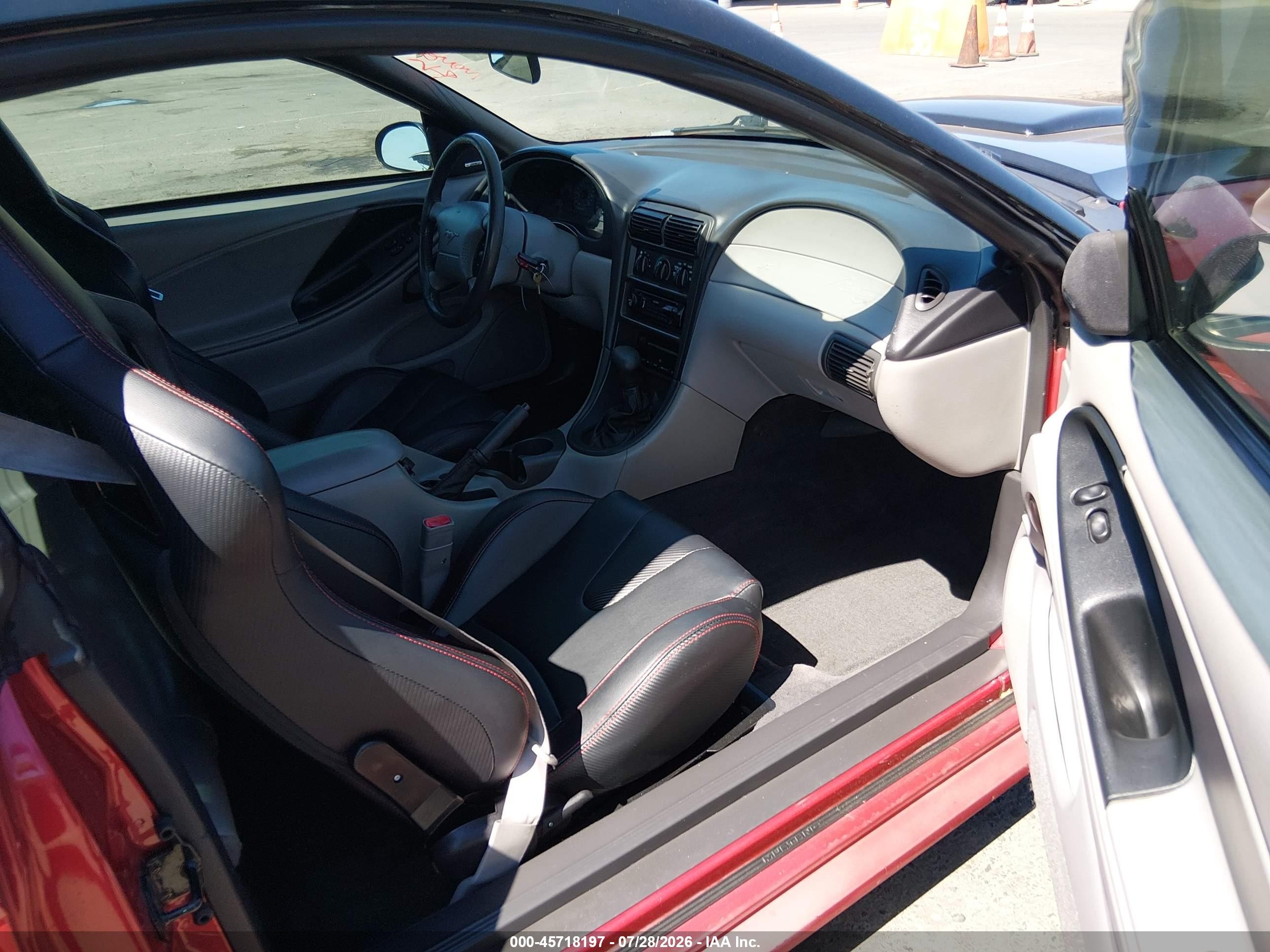 2000 Ford Mustang Gt Red vin: 1FAFP42X3YF278638