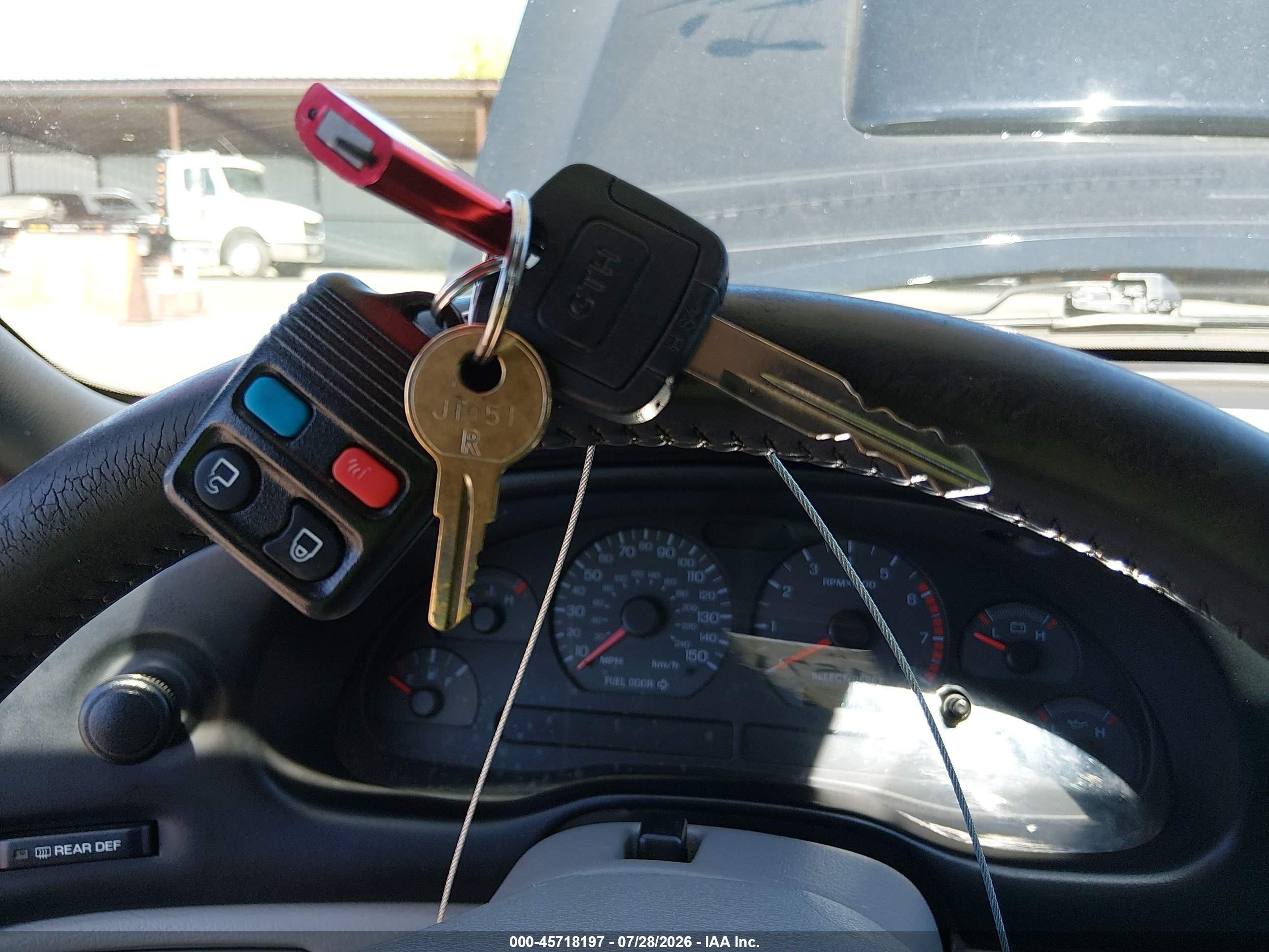 2000 Ford Mustang Gt Red vin: 1FAFP42X3YF278638