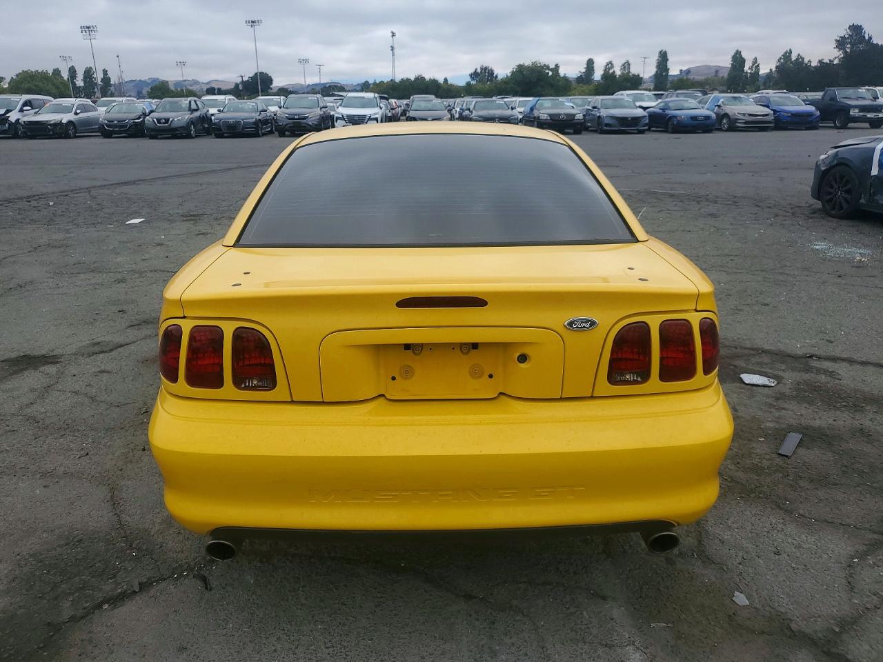 1998 Ford Mustang Gt Yellow vin: 1FAFP42X4WF201029
