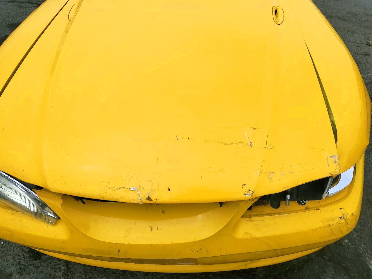 1998 Ford Mustang Gt Yellow vin: 1FAFP42X4WF201029