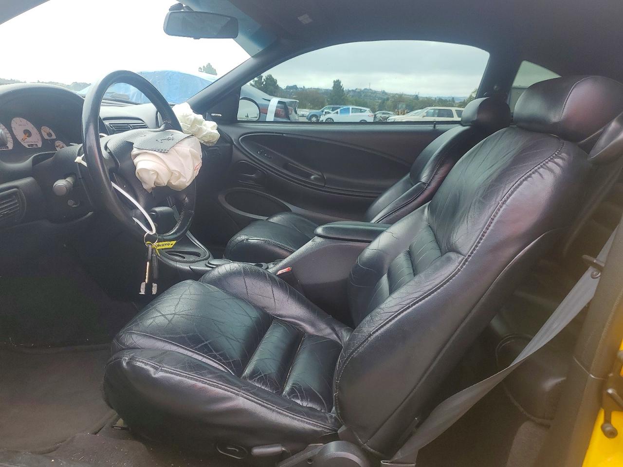 1998 Ford Mustang Gt Yellow vin: 1FAFP42X4WF201029