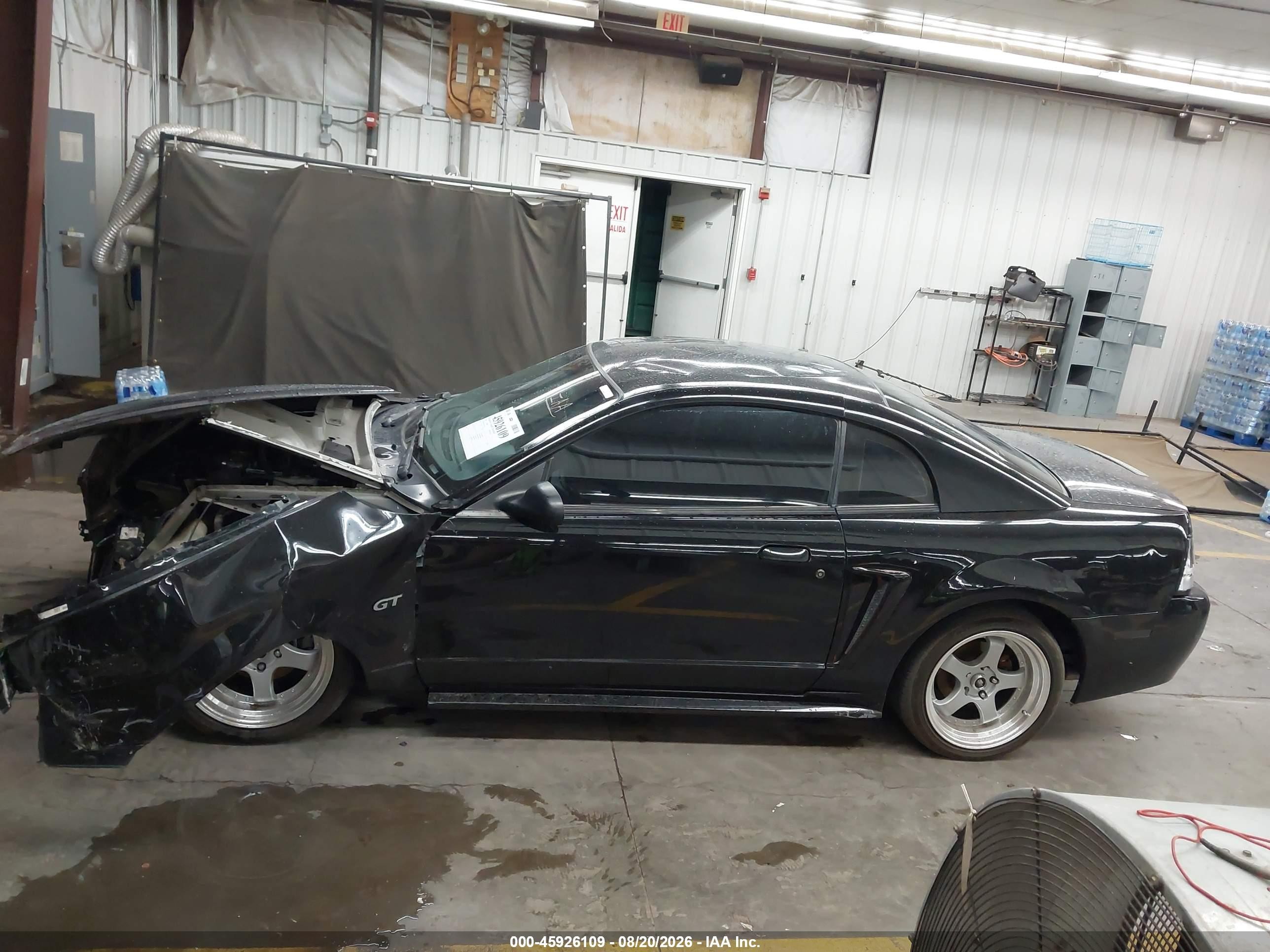 1999 Ford Mustang Gt Black vin: 1FAFP42X4XF118234