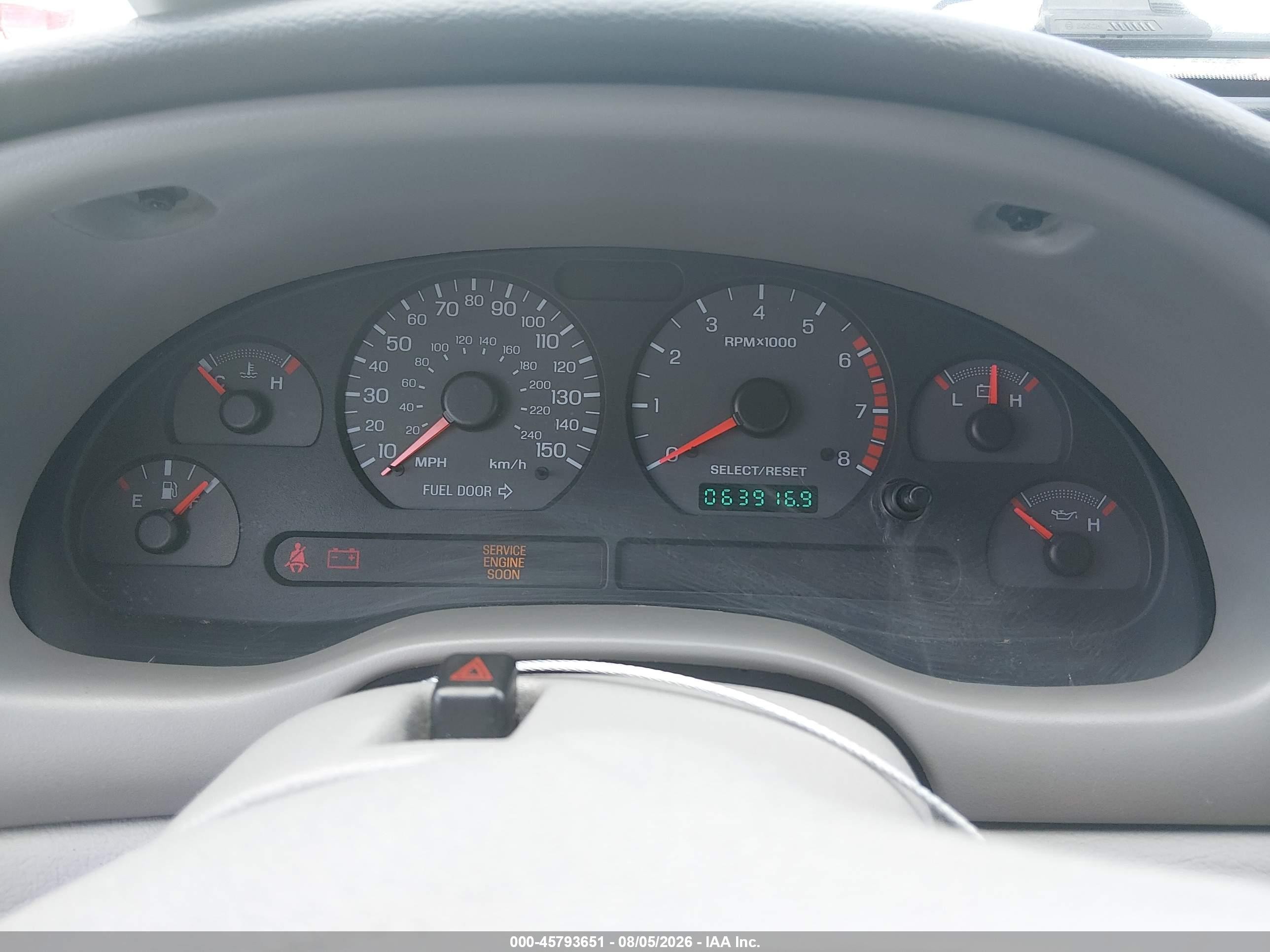 2000 Ford Mustang Gt Red vin: 1FAFP42X4YF164860