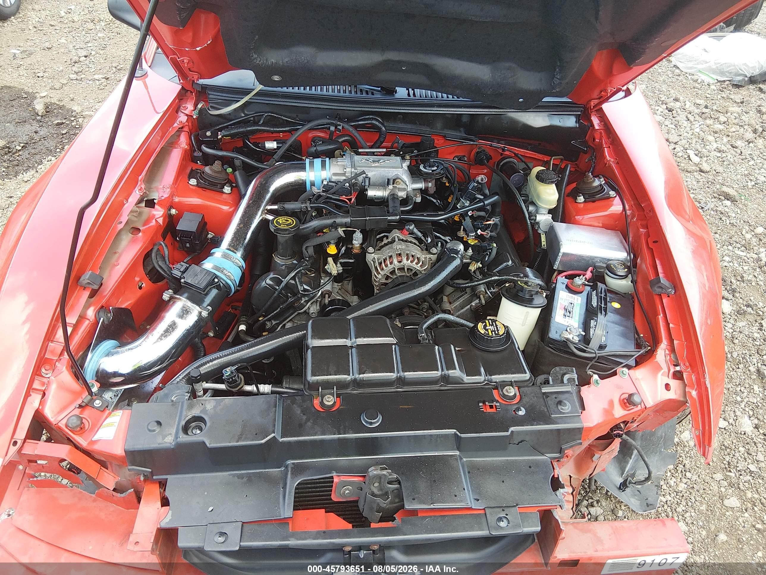 2000 Ford Mustang Gt Red vin: 1FAFP42X4YF164860