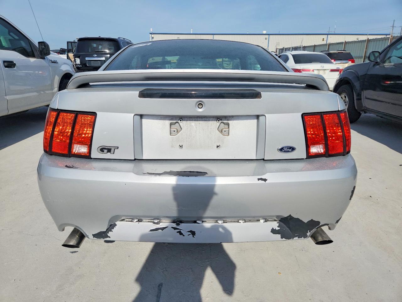 2000 Ford Mustang Gt Silver vin: 1FAFP42X4YF181366