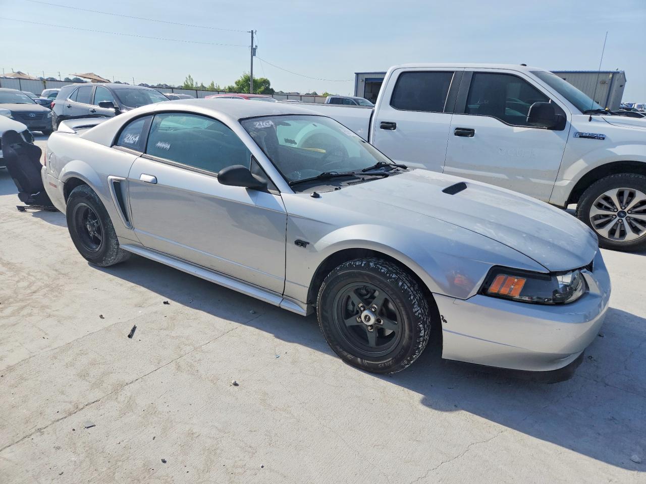 2000 Ford Mustang Gt Silver vin: 1FAFP42X4YF181366