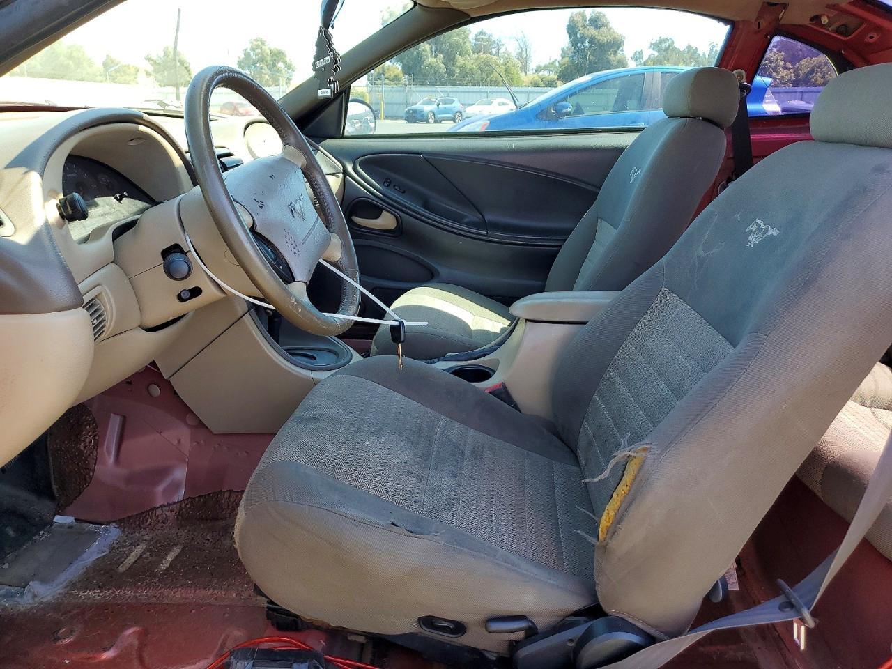 2001 Ford Mustang Gt Red vin: 1FAFP42X51F146308