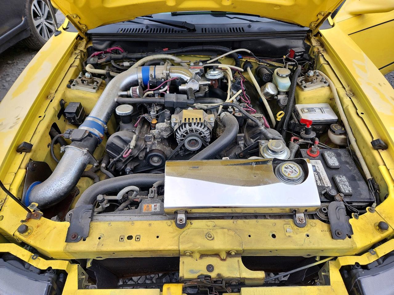 2002 Ford Mustang Gt Yellow vin: 1FAFP42X52F100852