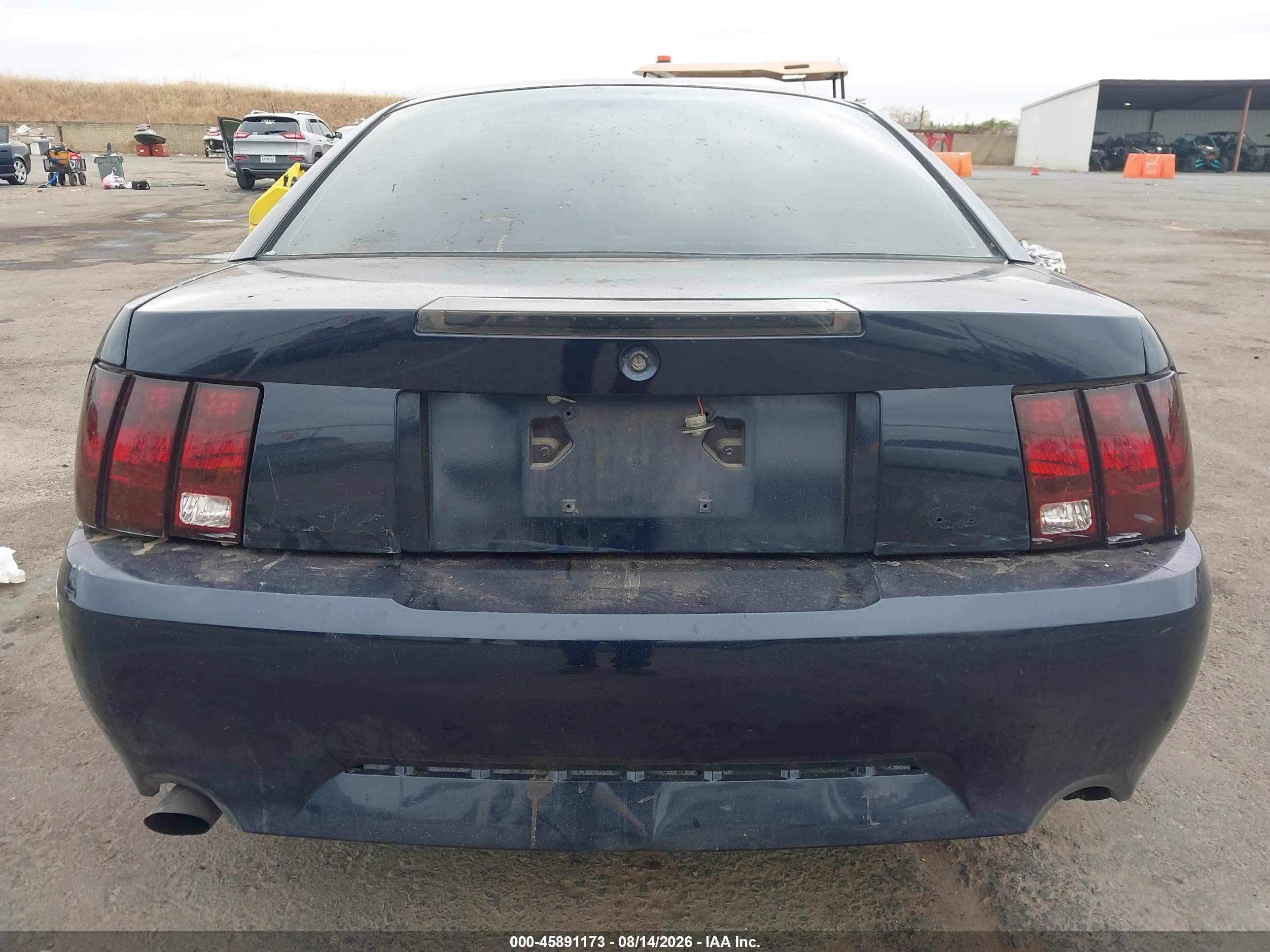 2002 Ford Mustang Gt Deluxe/gt Premium Dark Blue vin: 1FAFP42X52F109132