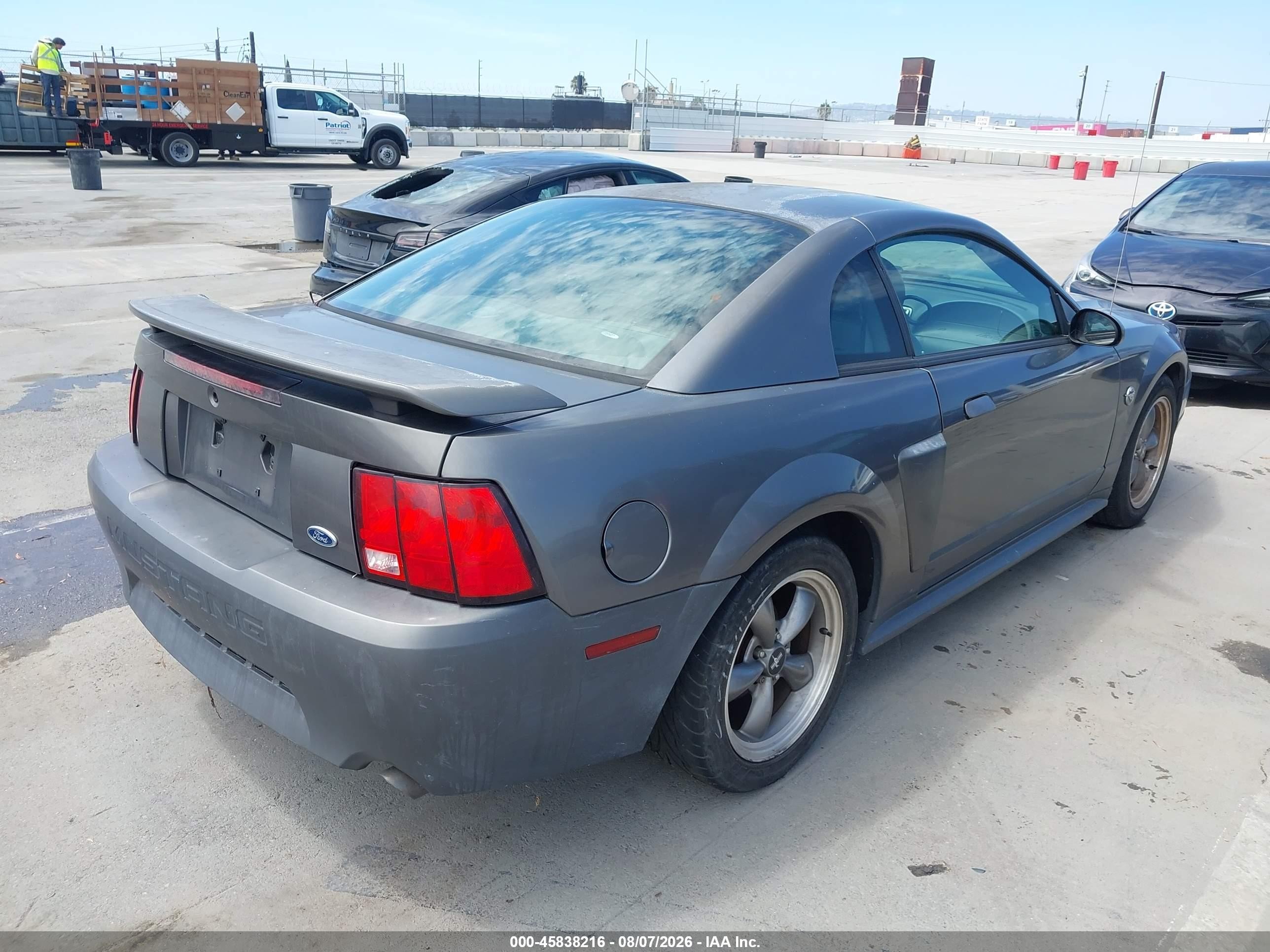 2004 Ford Mustang Gt Gray vin: 1FAFP42X54F160990