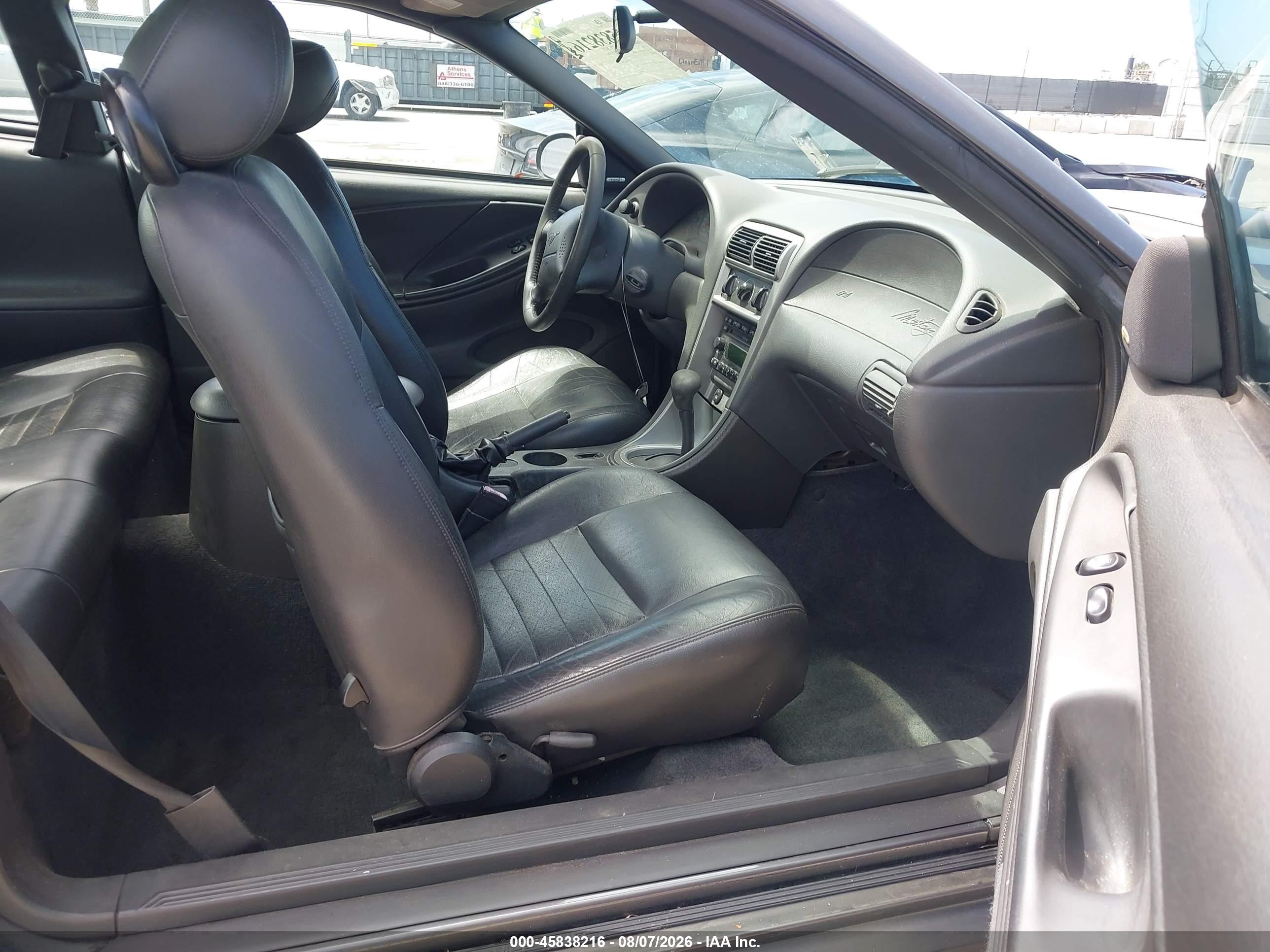 2004 Ford Mustang Gt Gray vin: 1FAFP42X54F160990