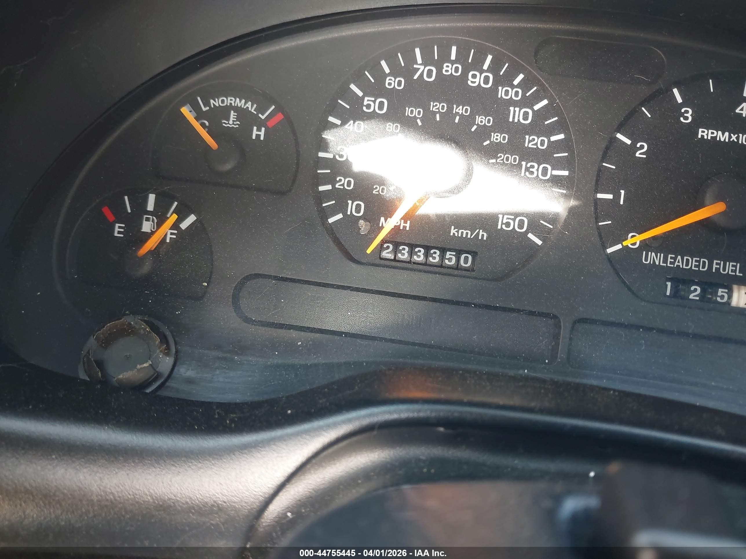 1998 Ford Mustang Gt Black vin: 1FAFP42X5WF192731