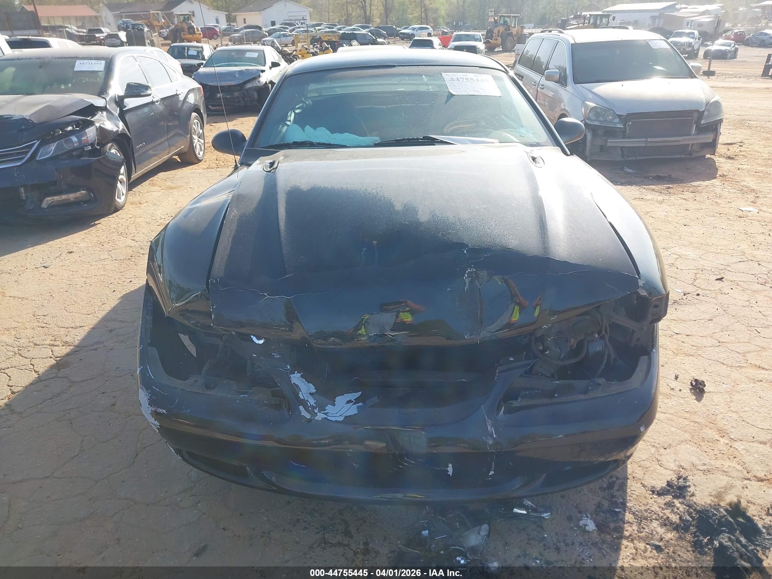 1998 Ford Mustang Gt Black vin: 1FAFP42X5WF192731