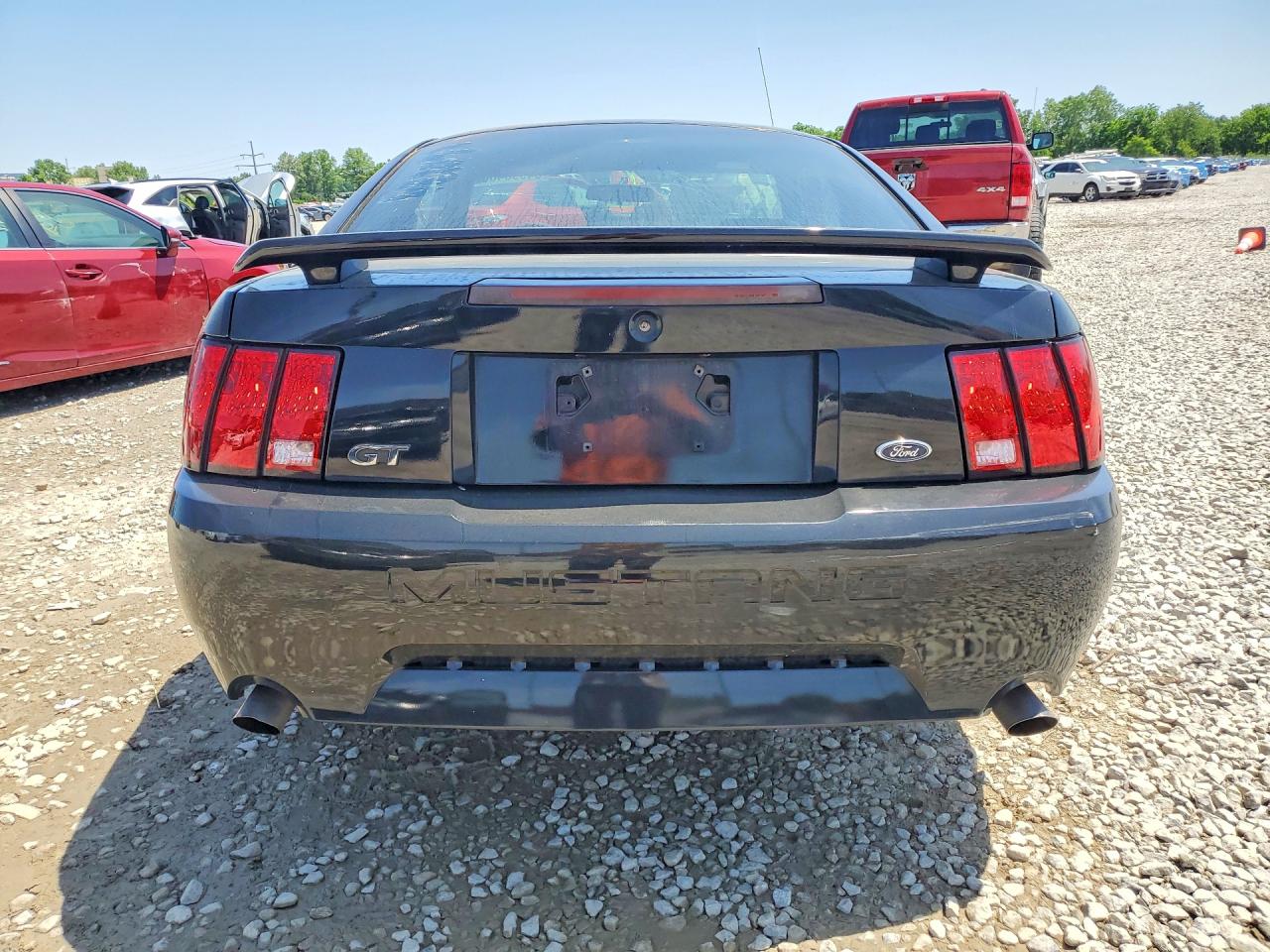 2002 Ford Mustang Gt Black vin: 1FAFP42X62F160283